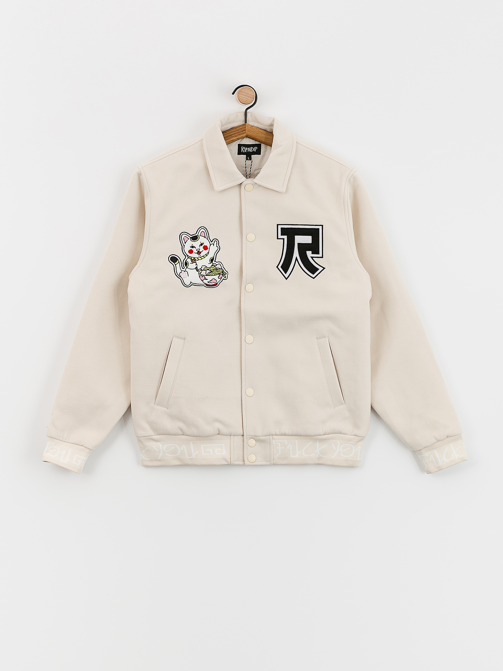 RipNDip Lucky Nerm Jacket (cream)