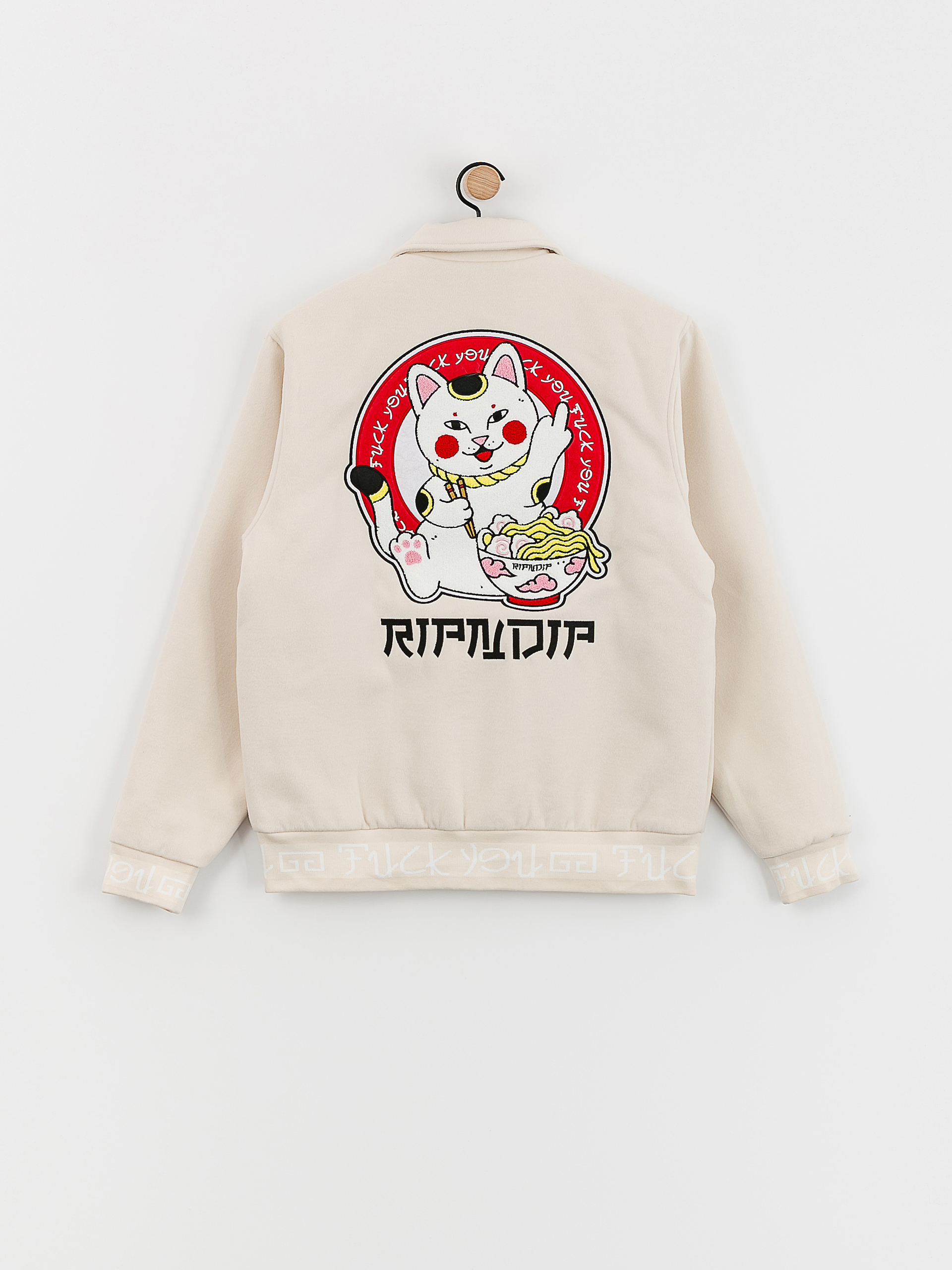 RipNDip Lucky Nerm Jacket (cream)