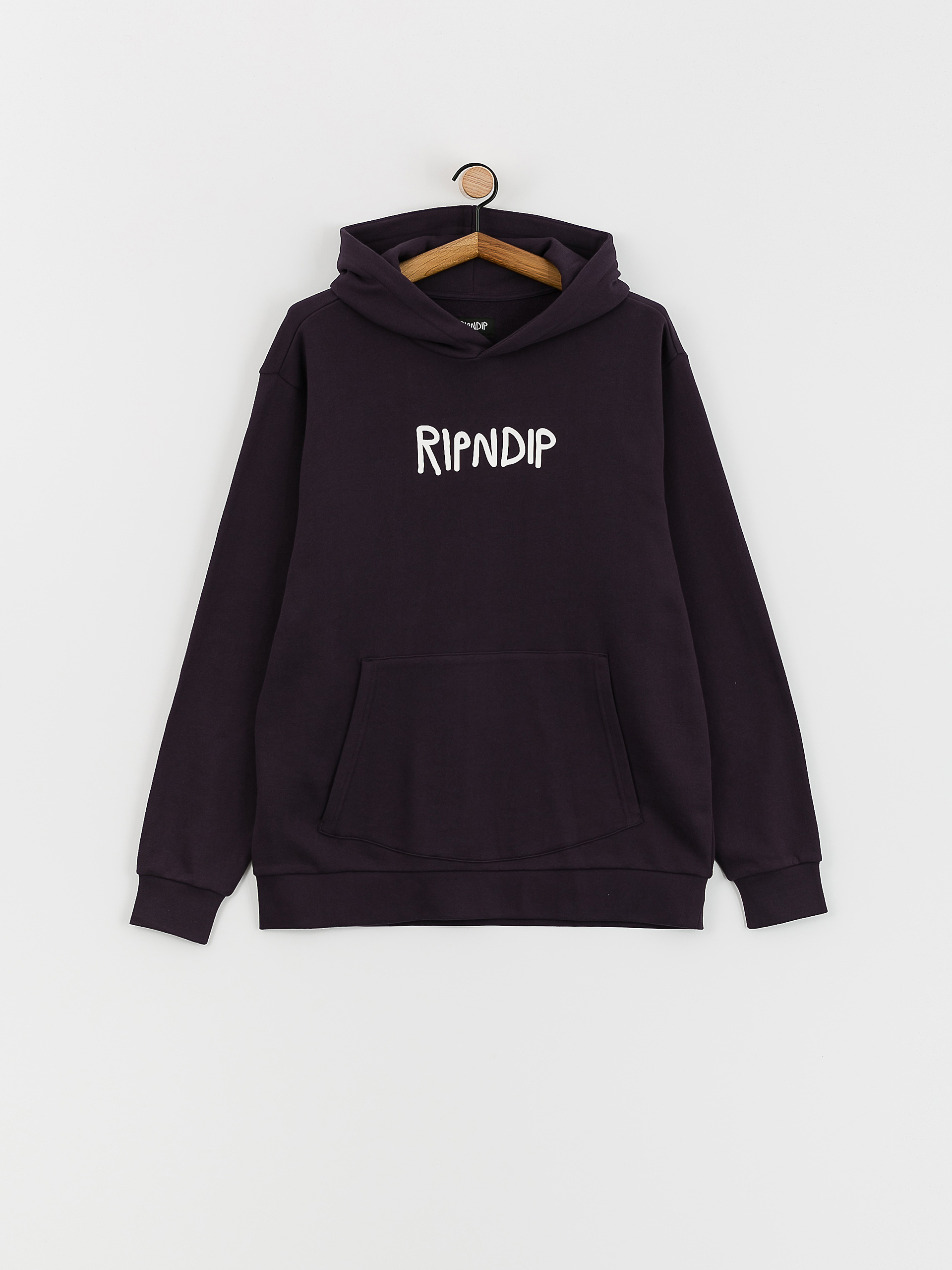 RIPNDIP ラバー ロゴ パーカー フーディー Darkpurple 送料込み Ripndip Rubber Logo Hoodie (Dark Purple) – RIPNDIP