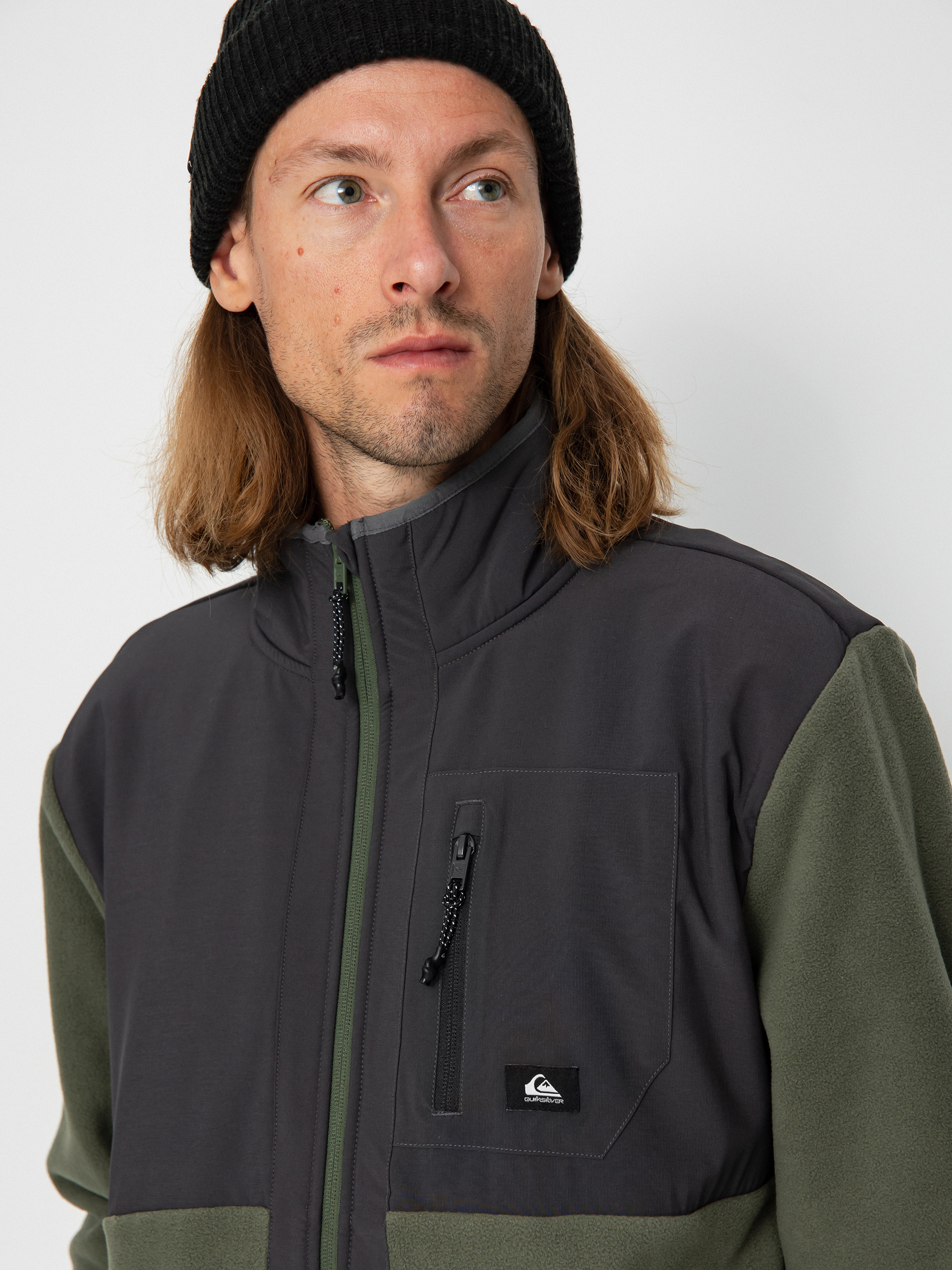 Quiksilver fleece hot sale lined jacket