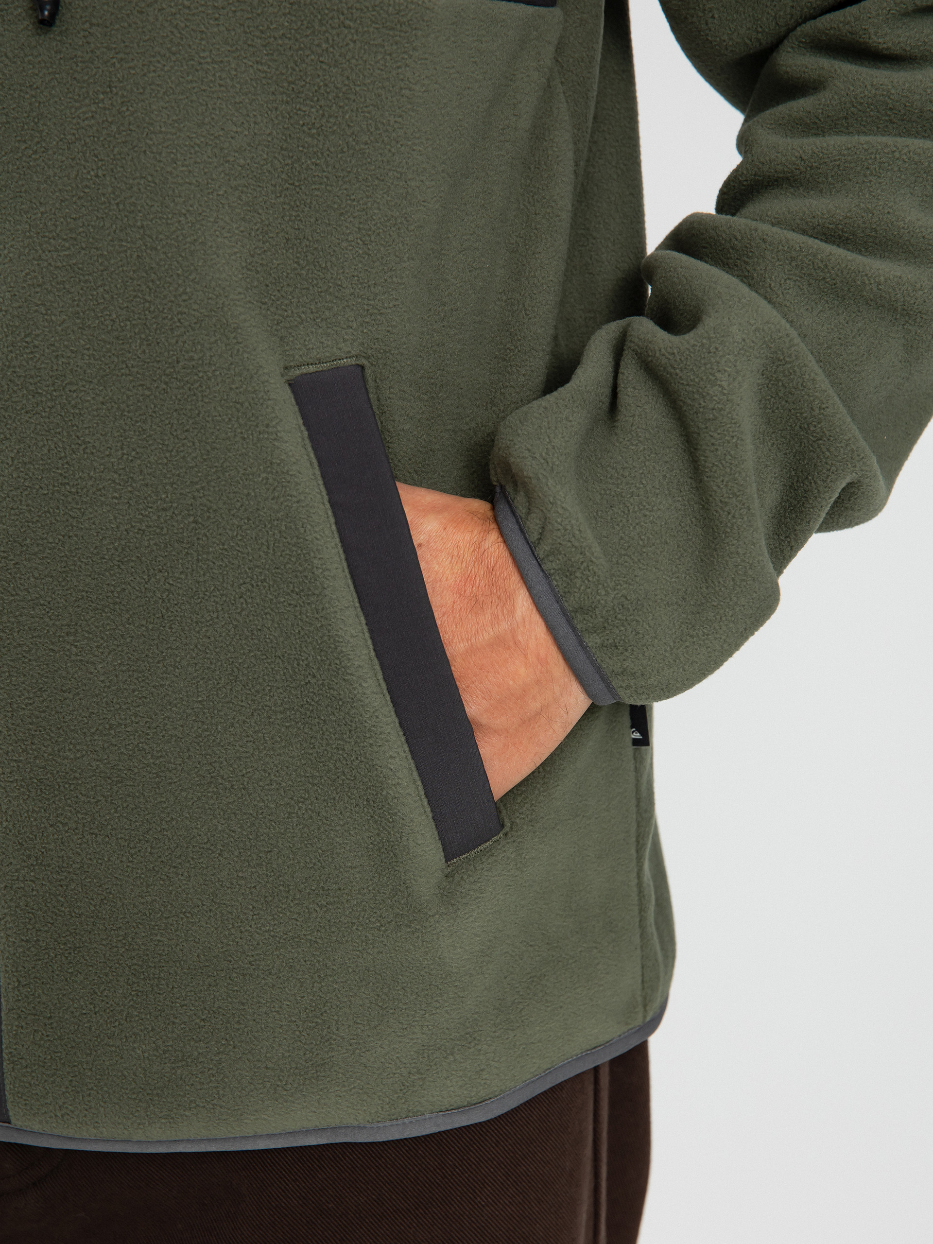 Mens Quiksilver Fz Fleece (thyme)