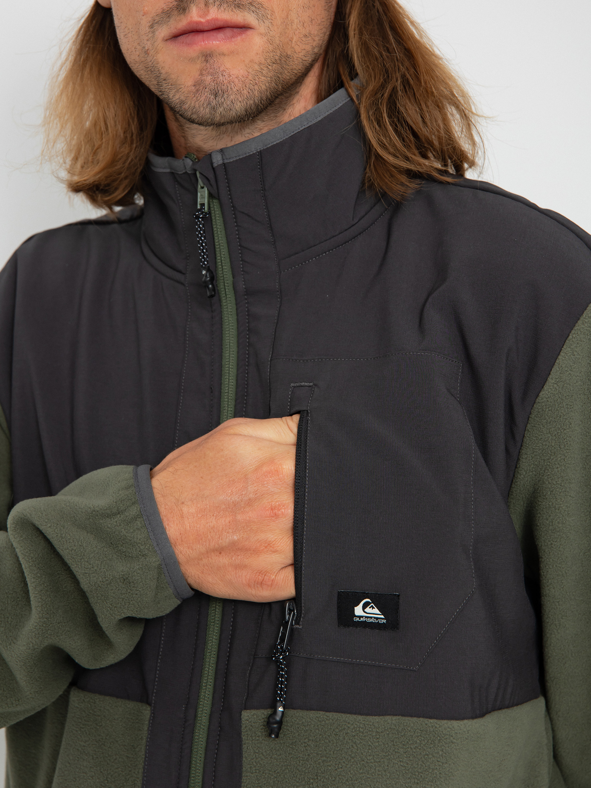 Mens Quiksilver Fz Fleece (thyme)