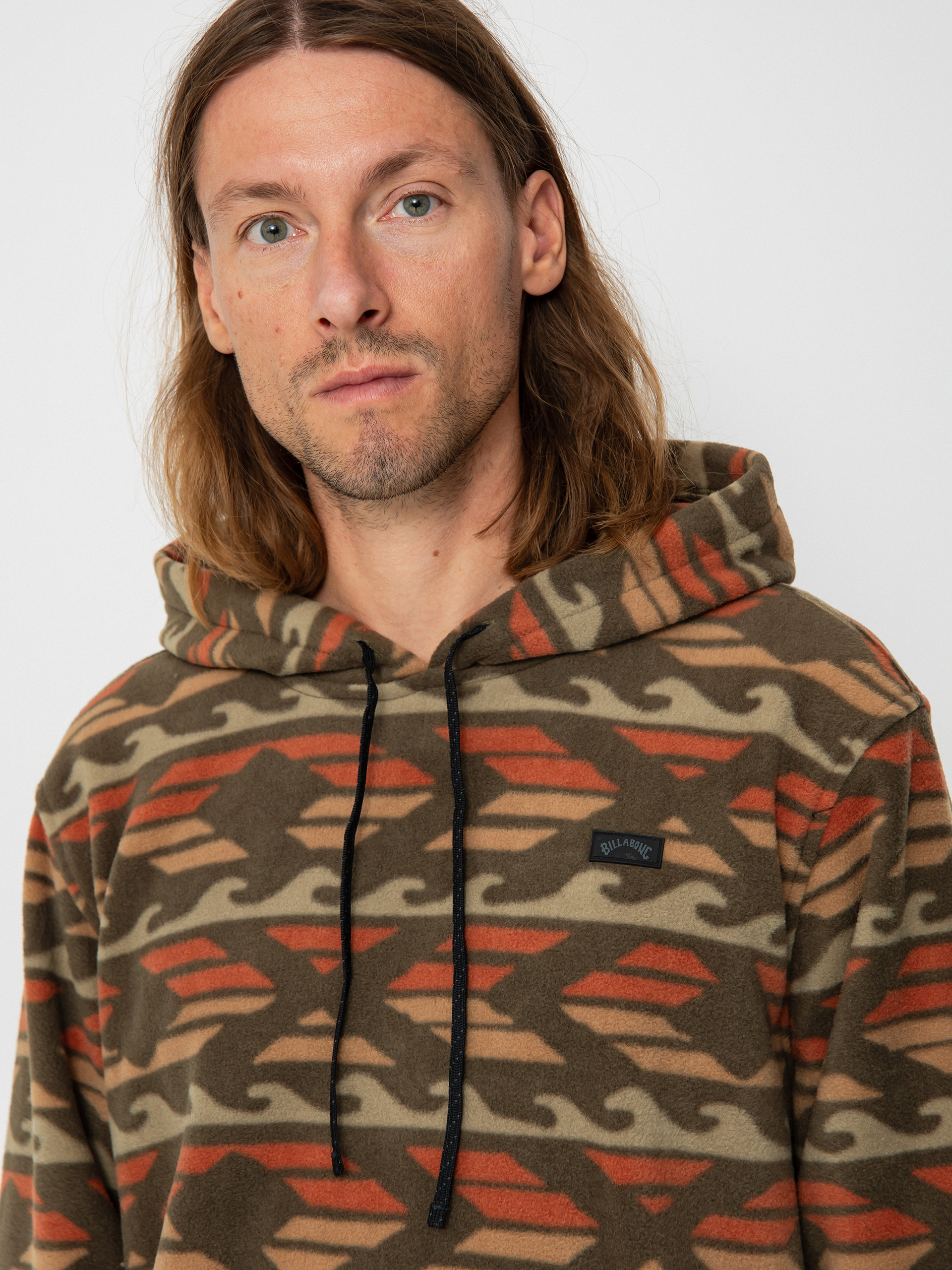 Mens Billabong Furnace Fleece  (dark brown)