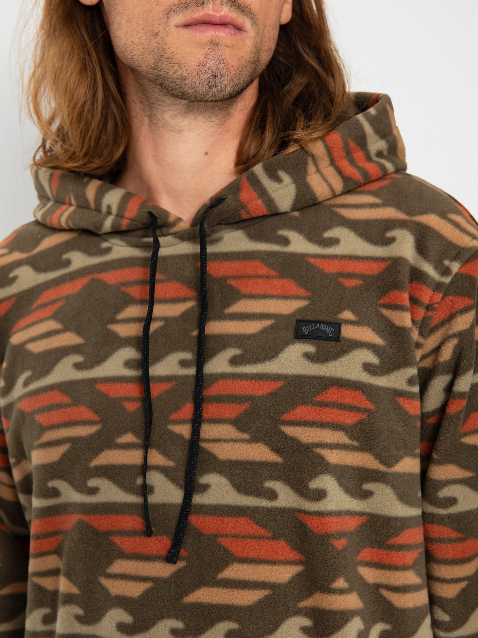 Mens Billabong Furnace Fleece  (dark brown)