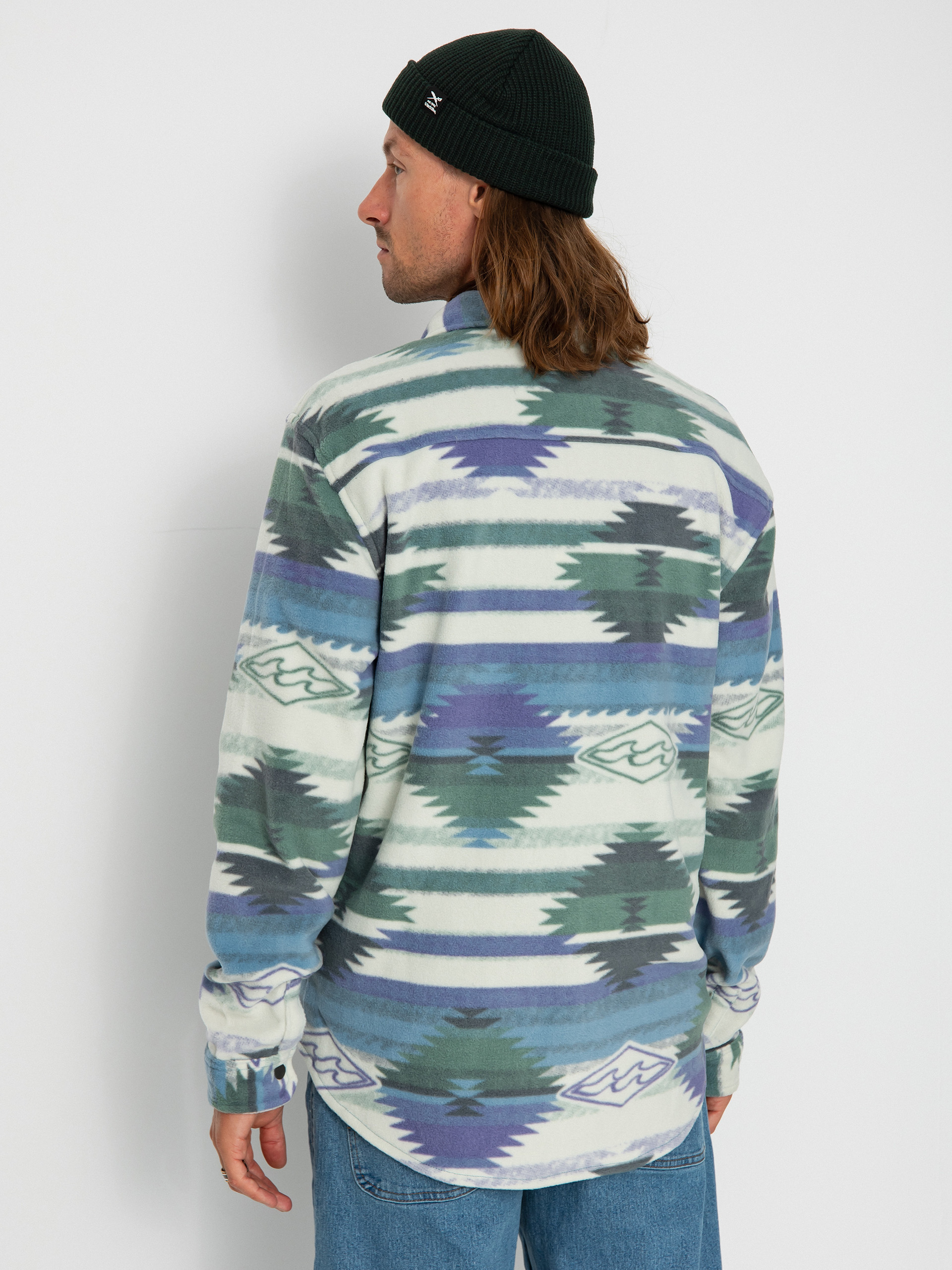 Billabong Furnace Flannel Shirt (washed blue)