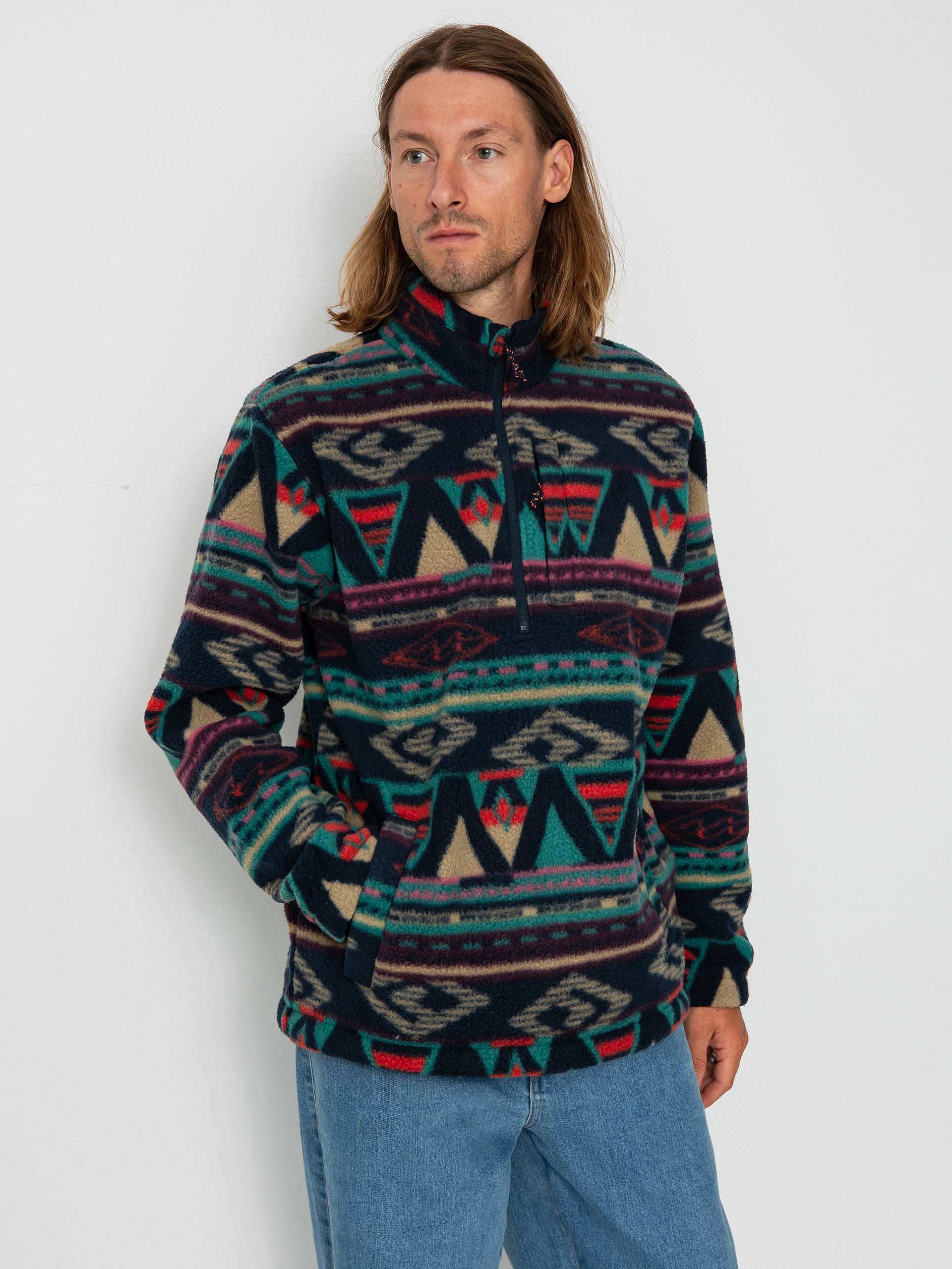 Mens Billabong Boundary Fleece  (navy)