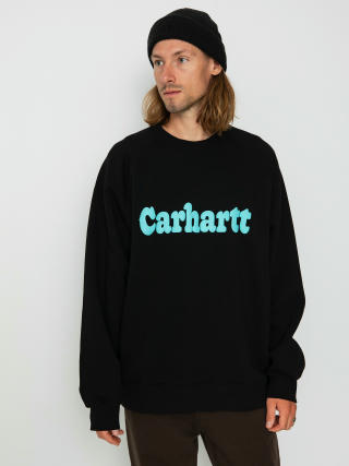 Carhartt WIP Bubbles Sweatshirt (black/turquoise)