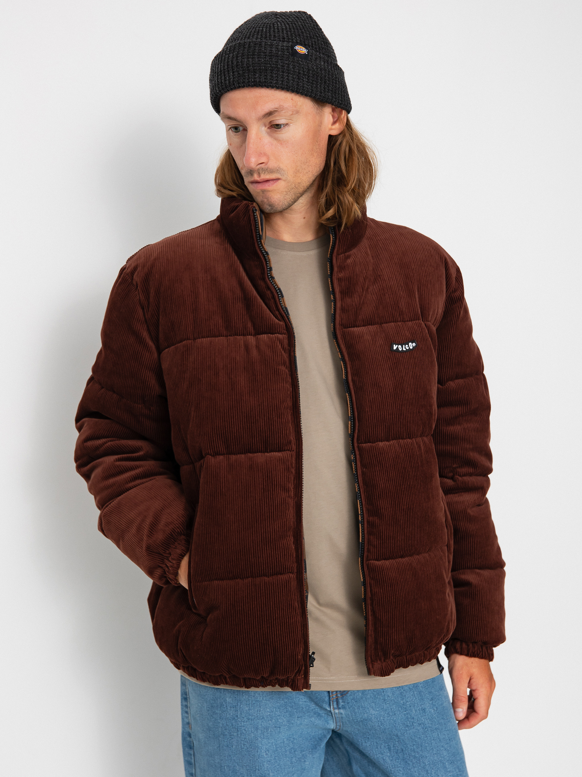 Volcom Walltz Cord Jacke - Braun (bitter chocolate)