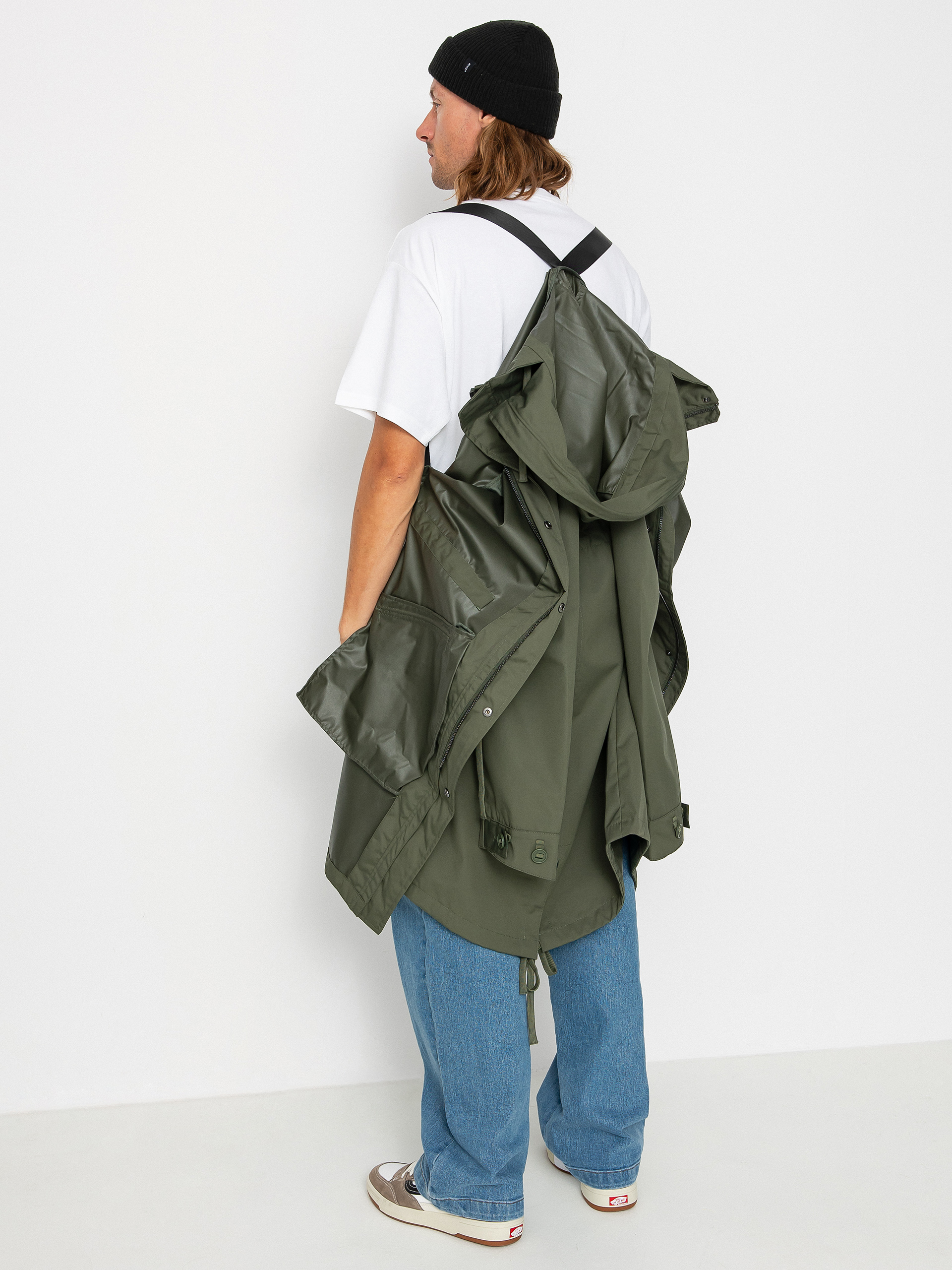 RVCA Fishtail Rainco Jacket (cactus)