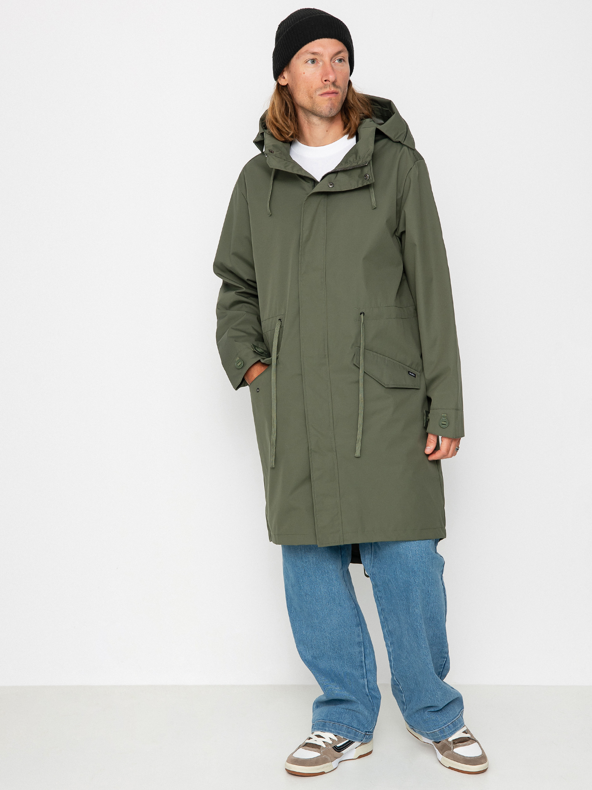 RVCA Fishtail Rainco Jacket (cactus)