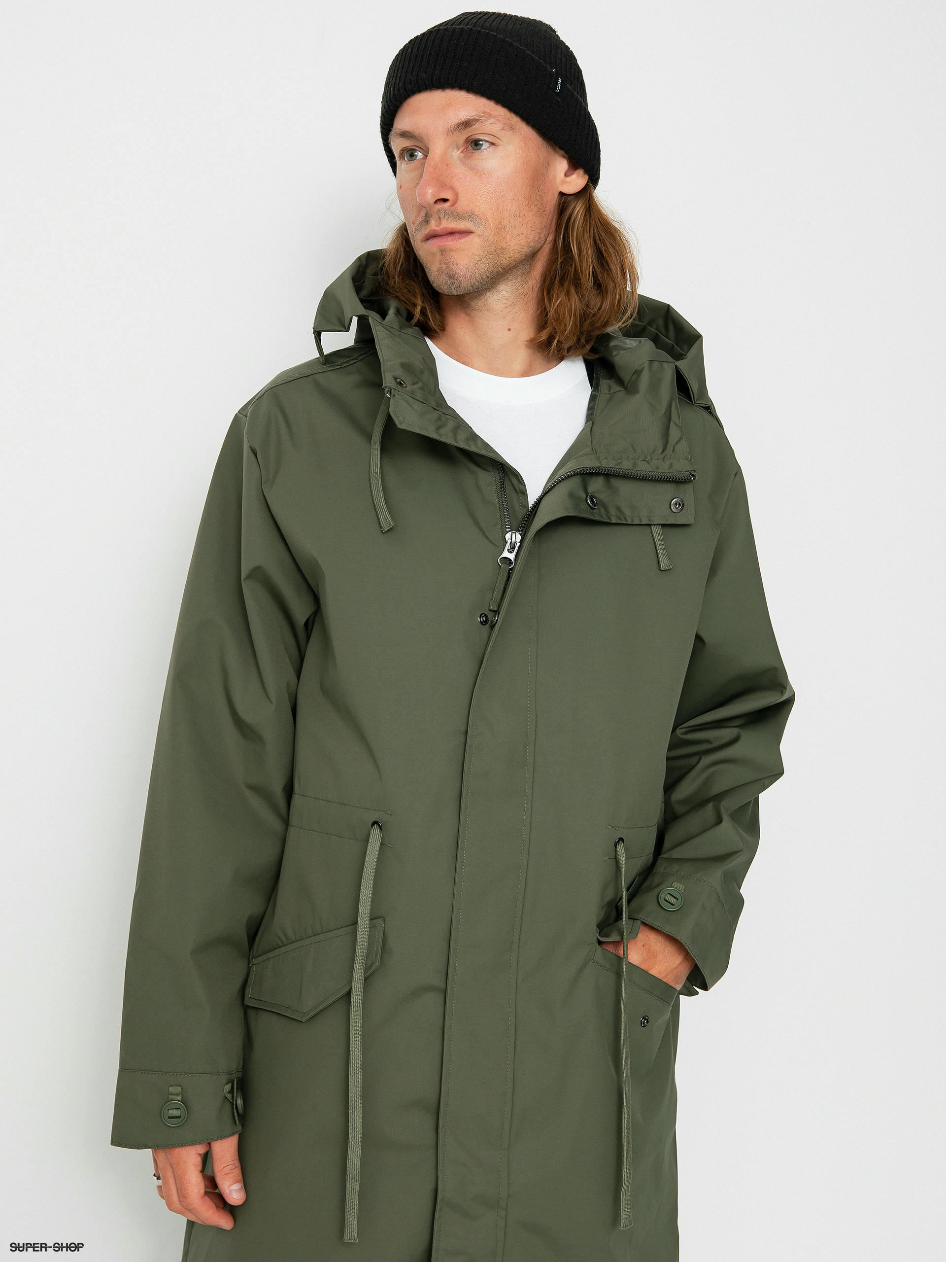 RVCA Fishtail Rainco Jacket (cactus)