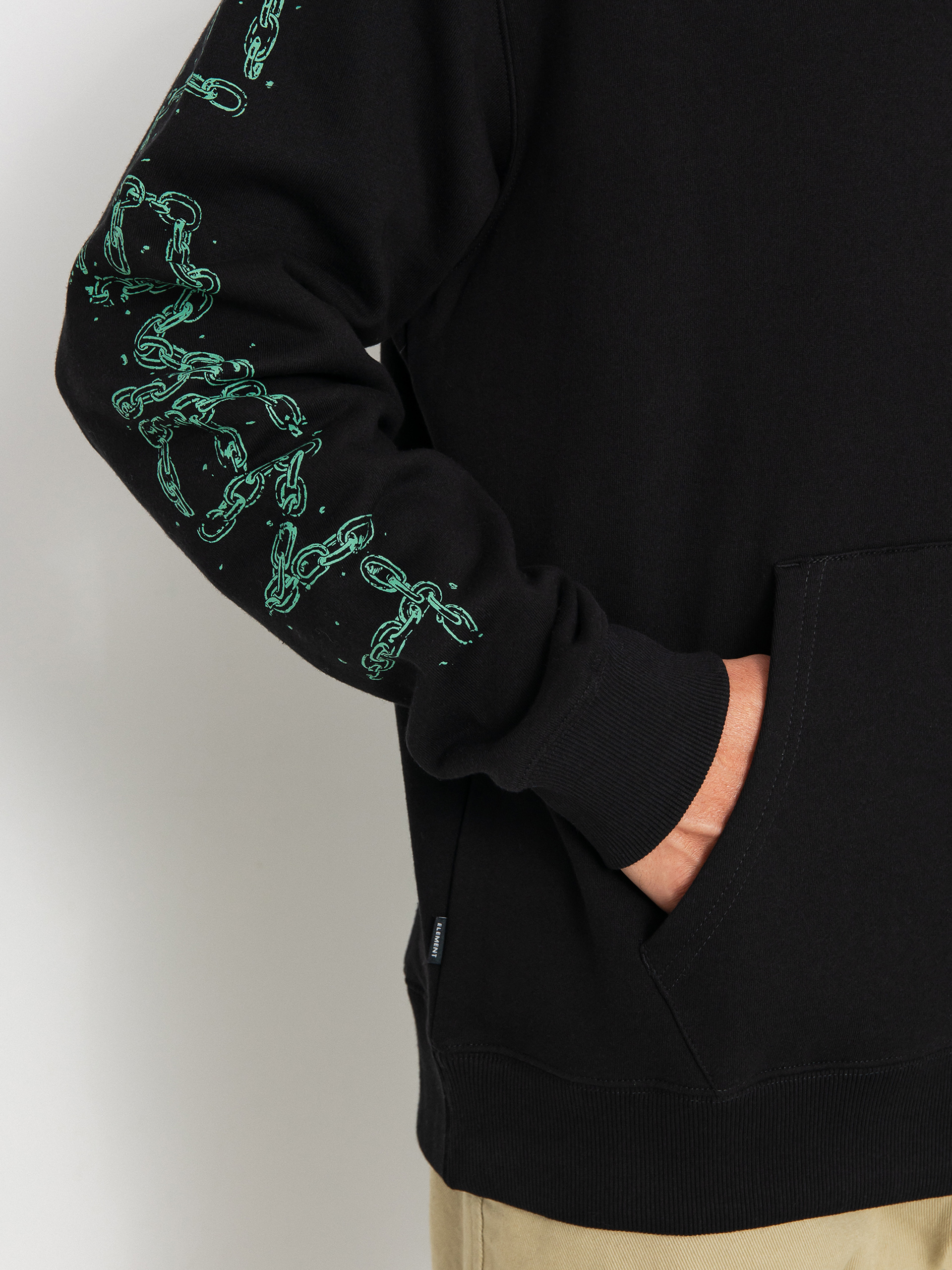 Element Hirotton Leopard Hoodie (flint black)