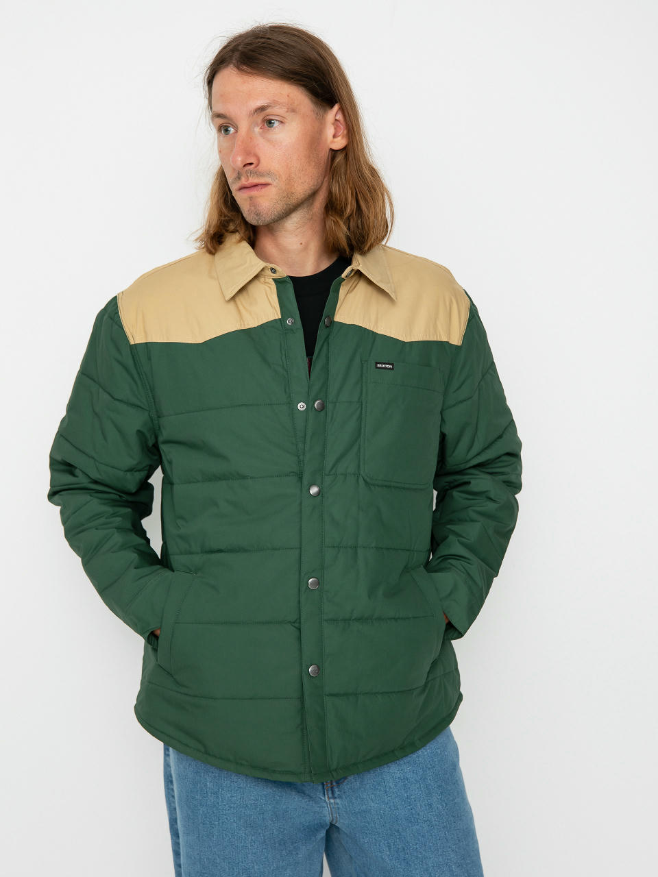 Brixton Cass Jacket (pine needle/sand)