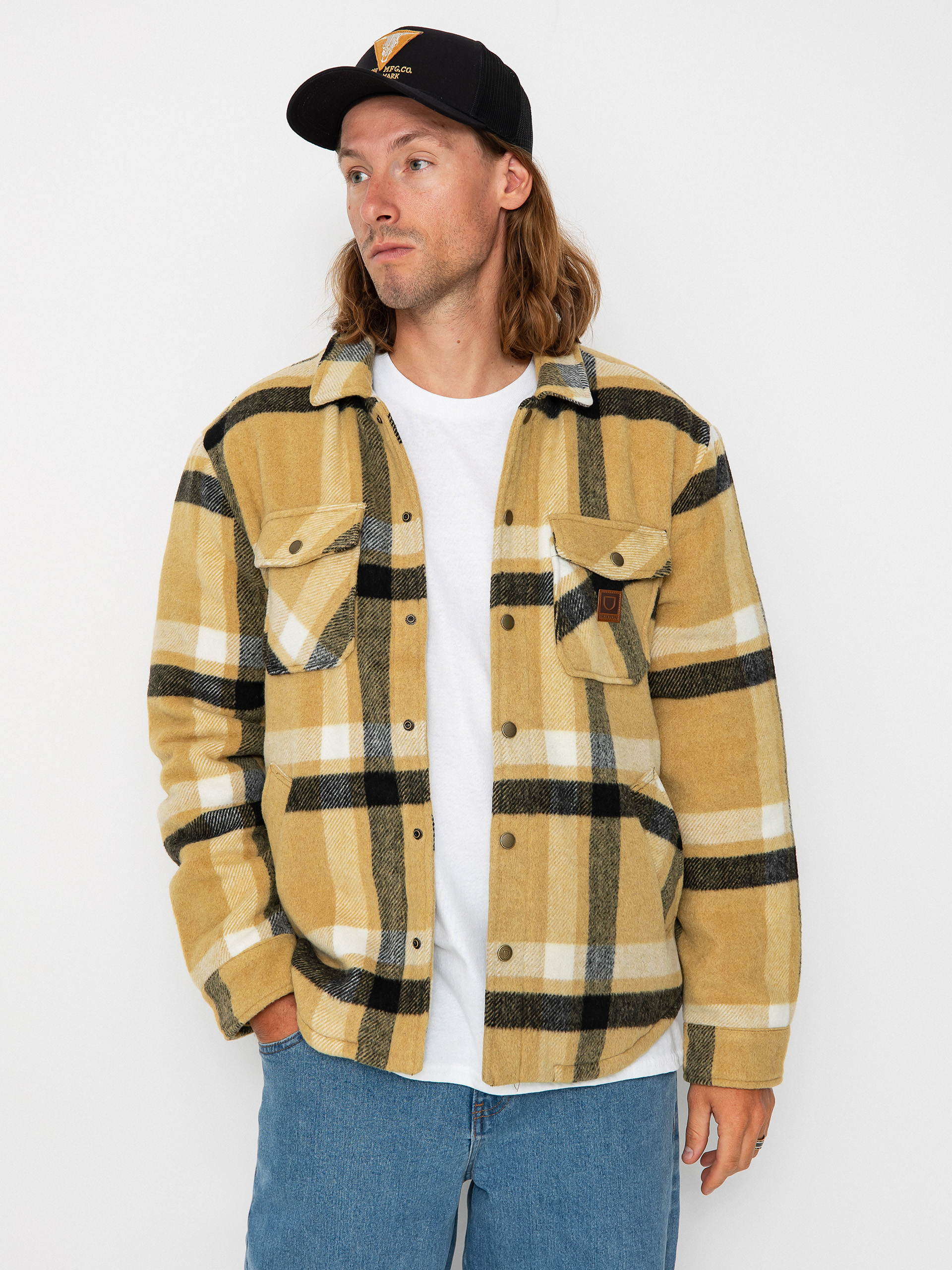 Brixton Durham Lined Jacke (antelope/off white/black)