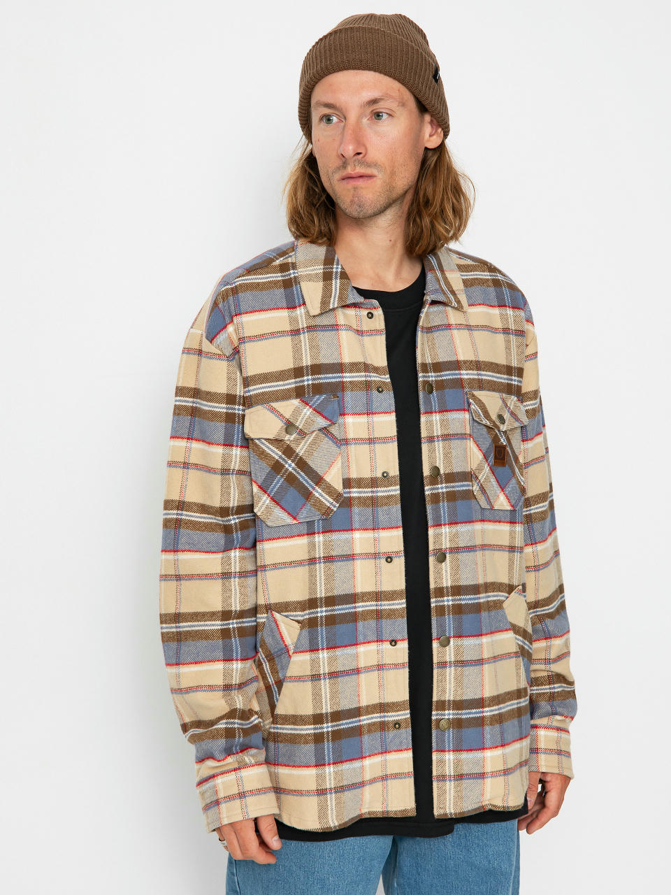 Brixton Durham Jacke (sesame plaid)