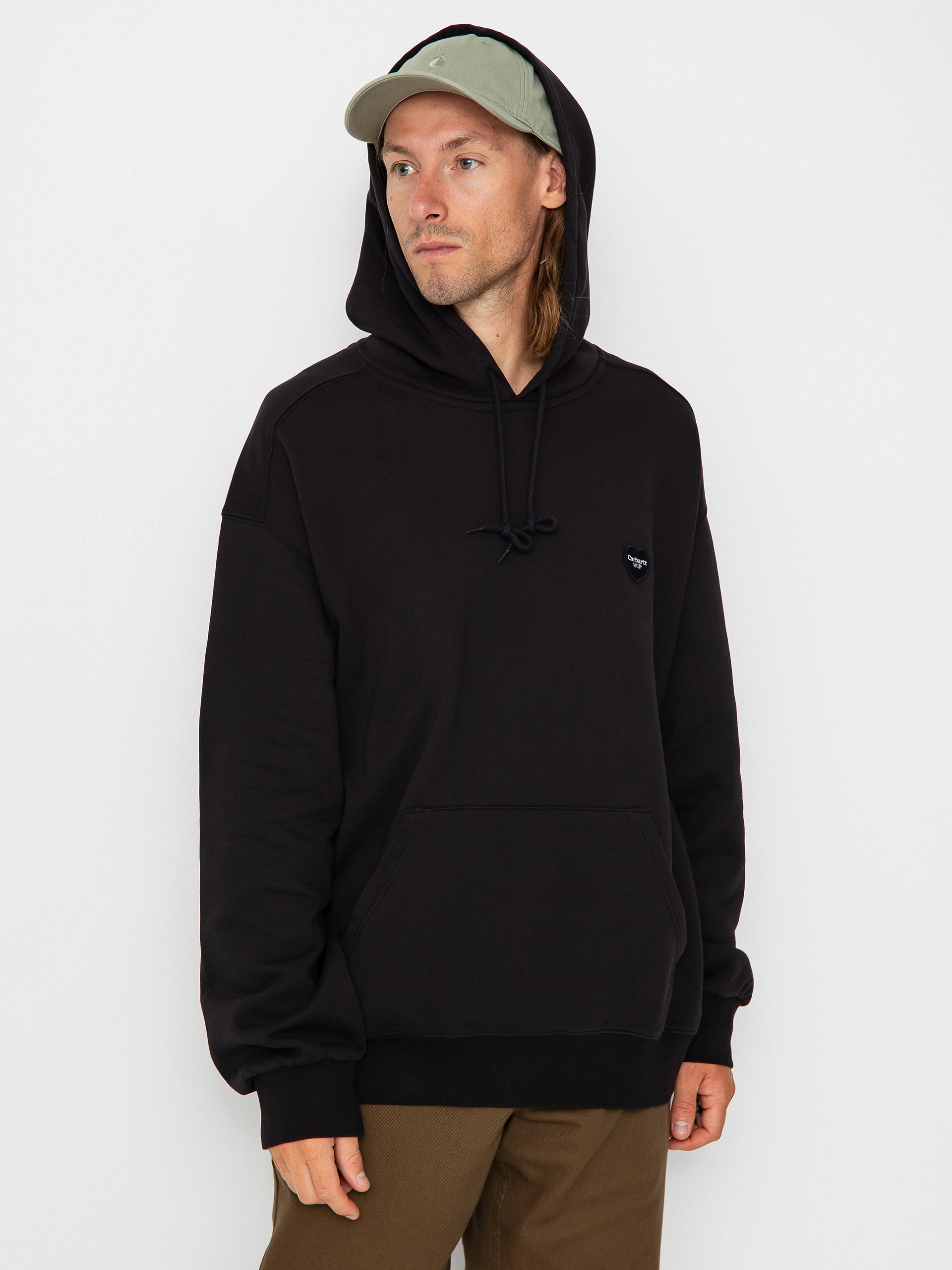 Carhartt WIP Heart Patch HD Hoodie (black)