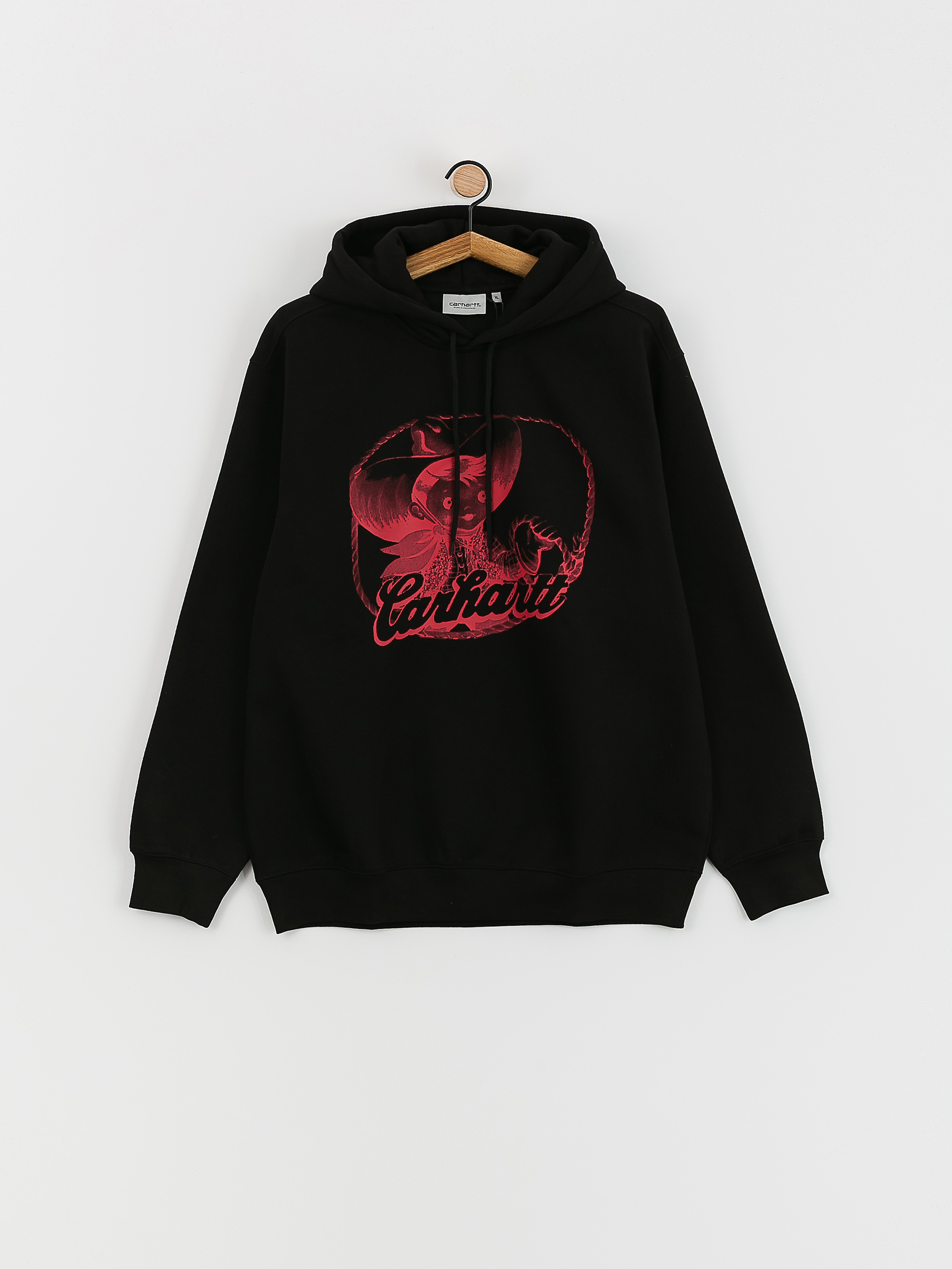 Carhartt WIP Buddy HD Hoodie (black/red)