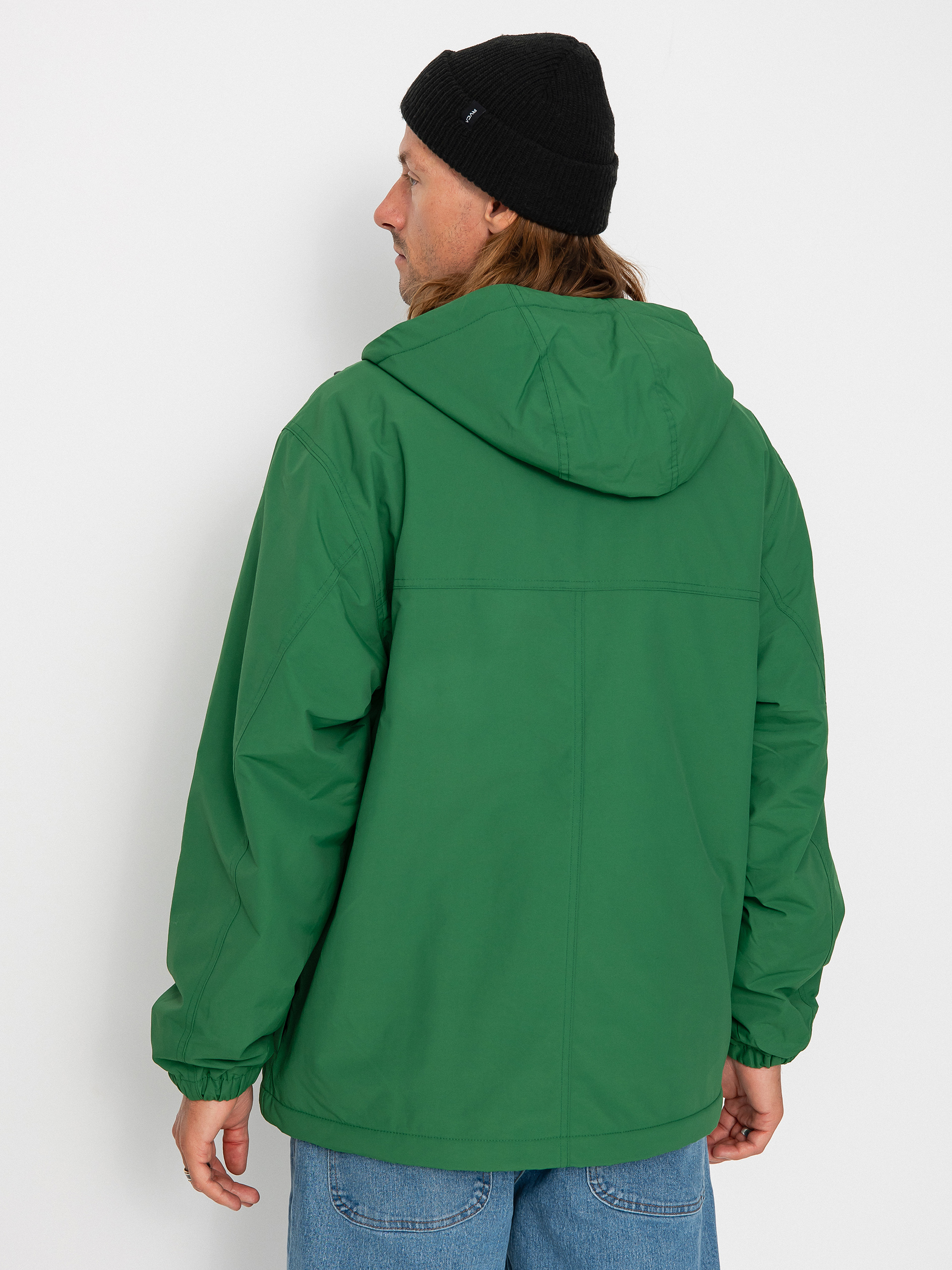 Carhartt WIP Windbreaker Pullover Jacket (aspen green/black)