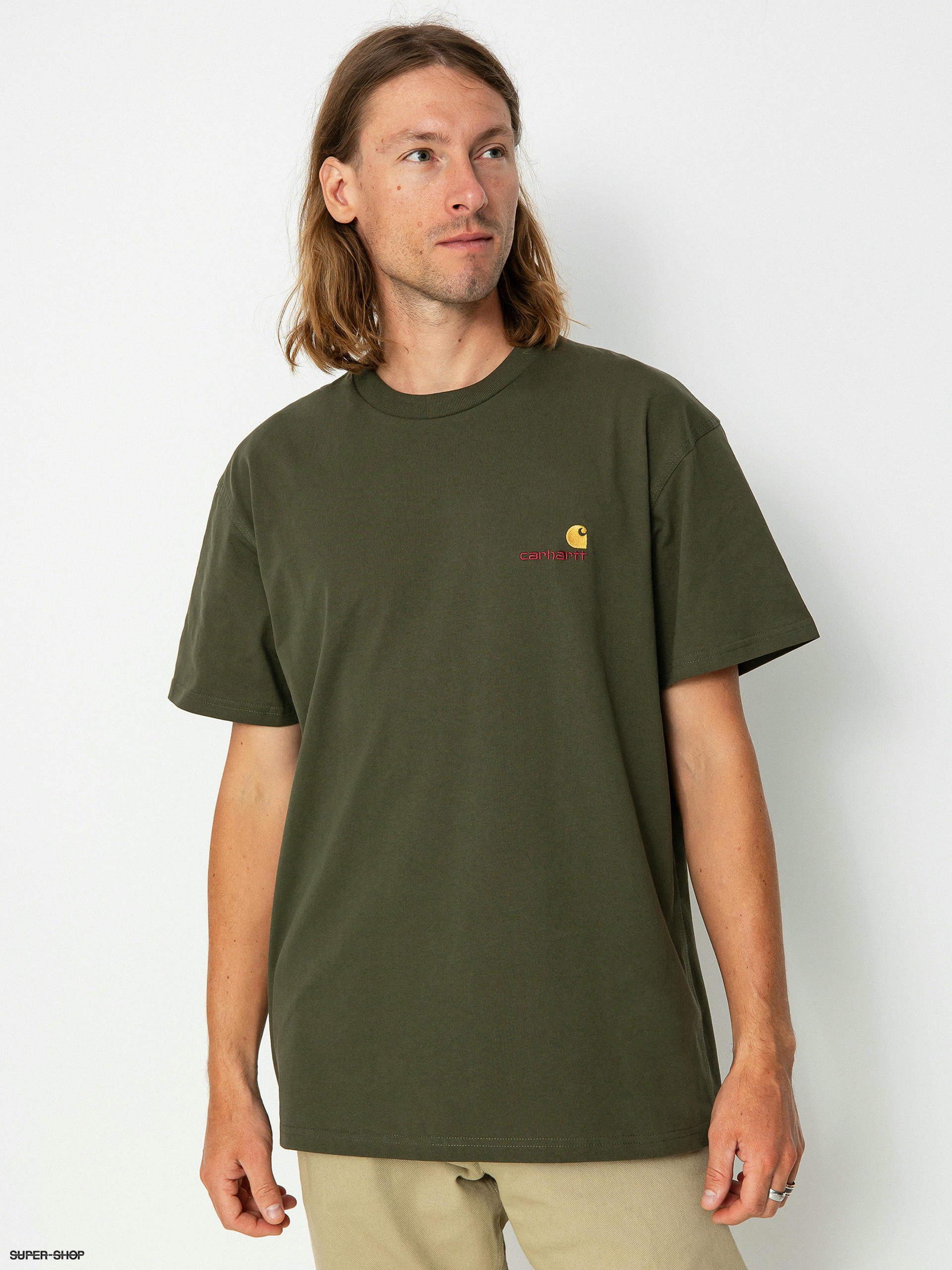 Carhartt WIP American Script T-shirt (plant)