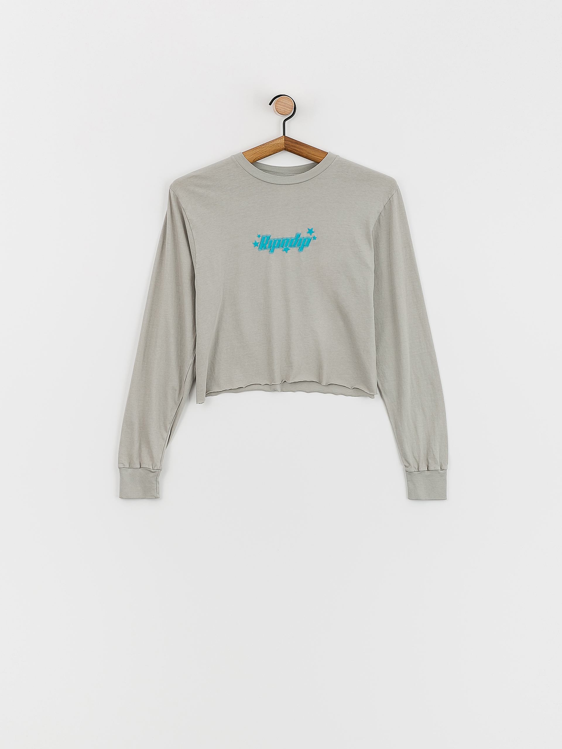 RipNDip Kawaii Nerm Cropped Longsleeve Wmn (grey)