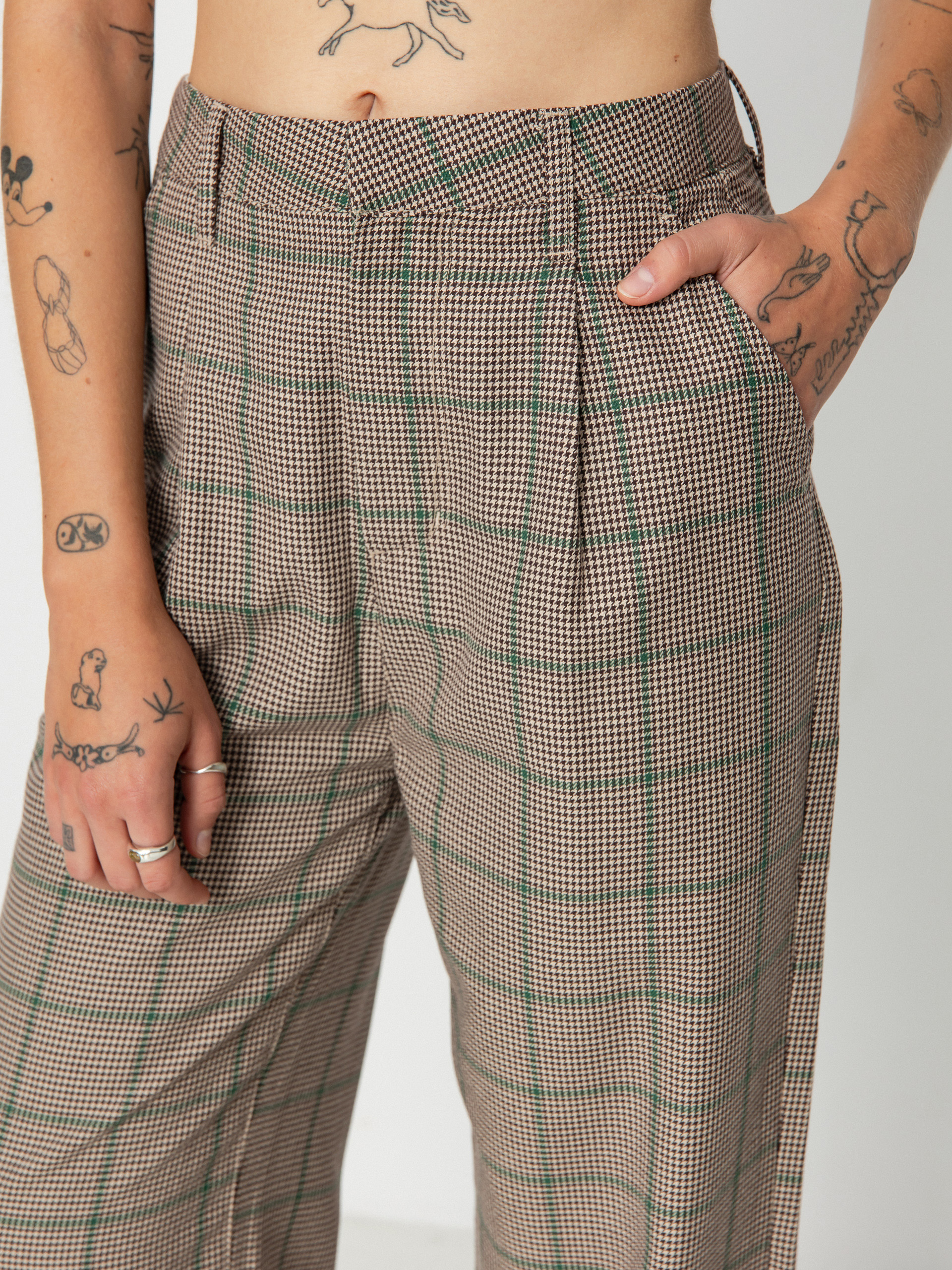 Brixton Victory Trouser Pants Wmn (sesame/seal brown)