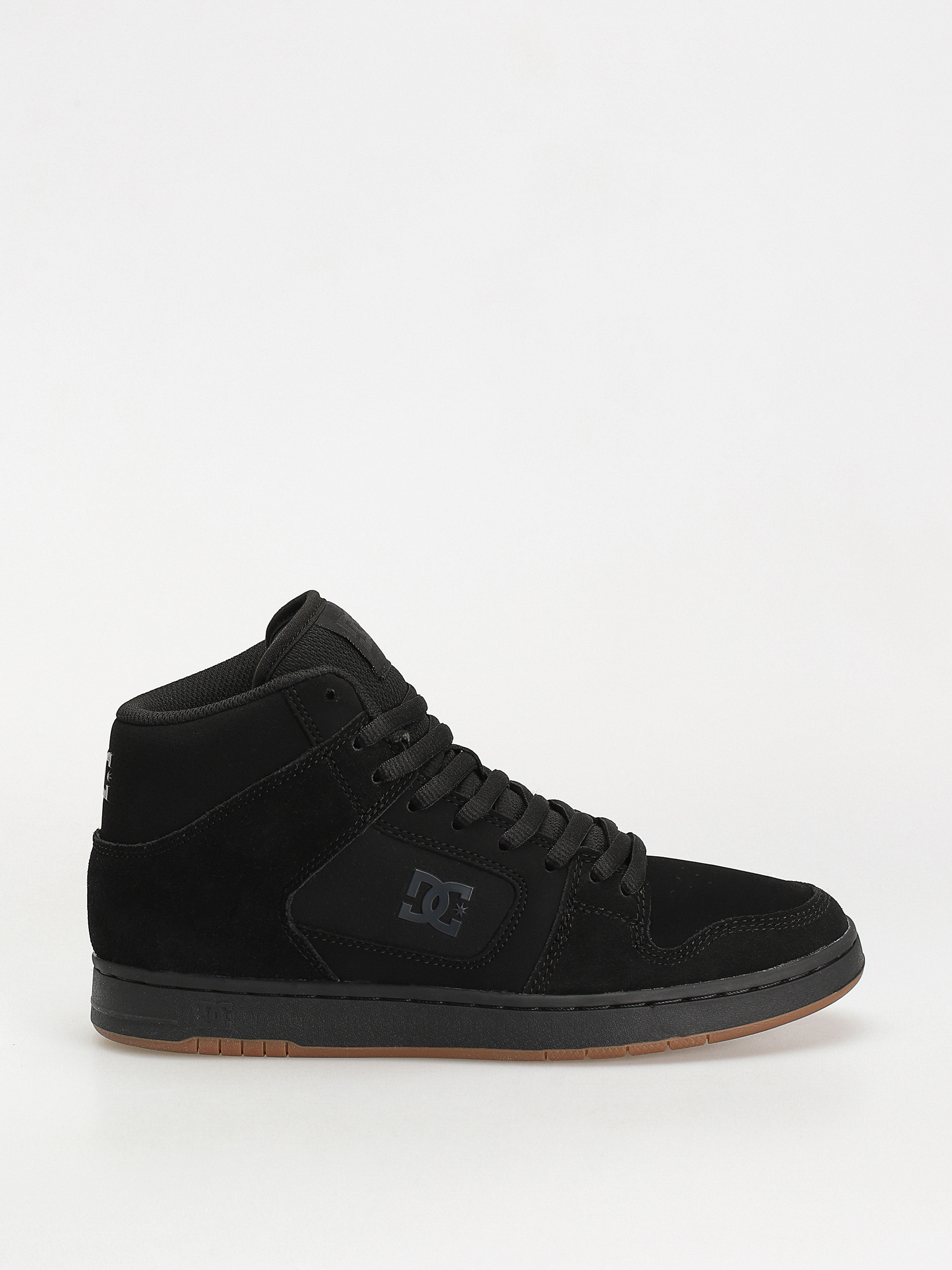 Dc black best sale leather shoes