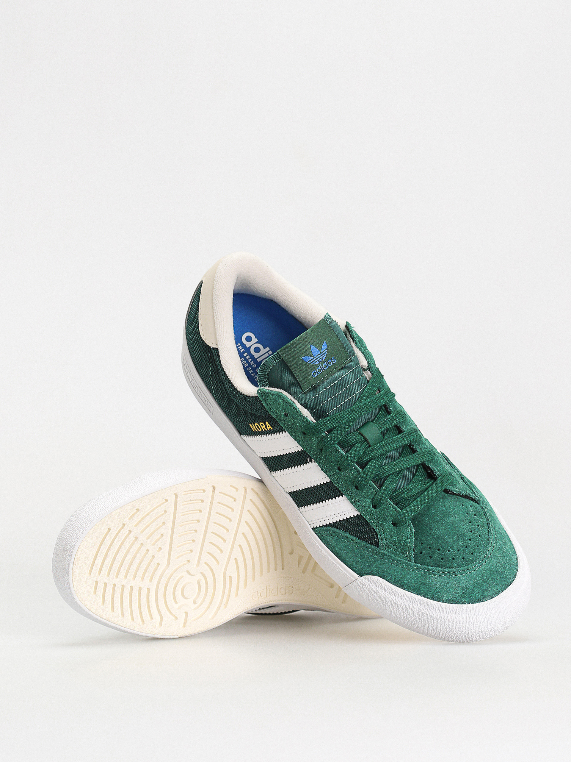 adidas gazelle silver green womens adidas Nora White/Court Green