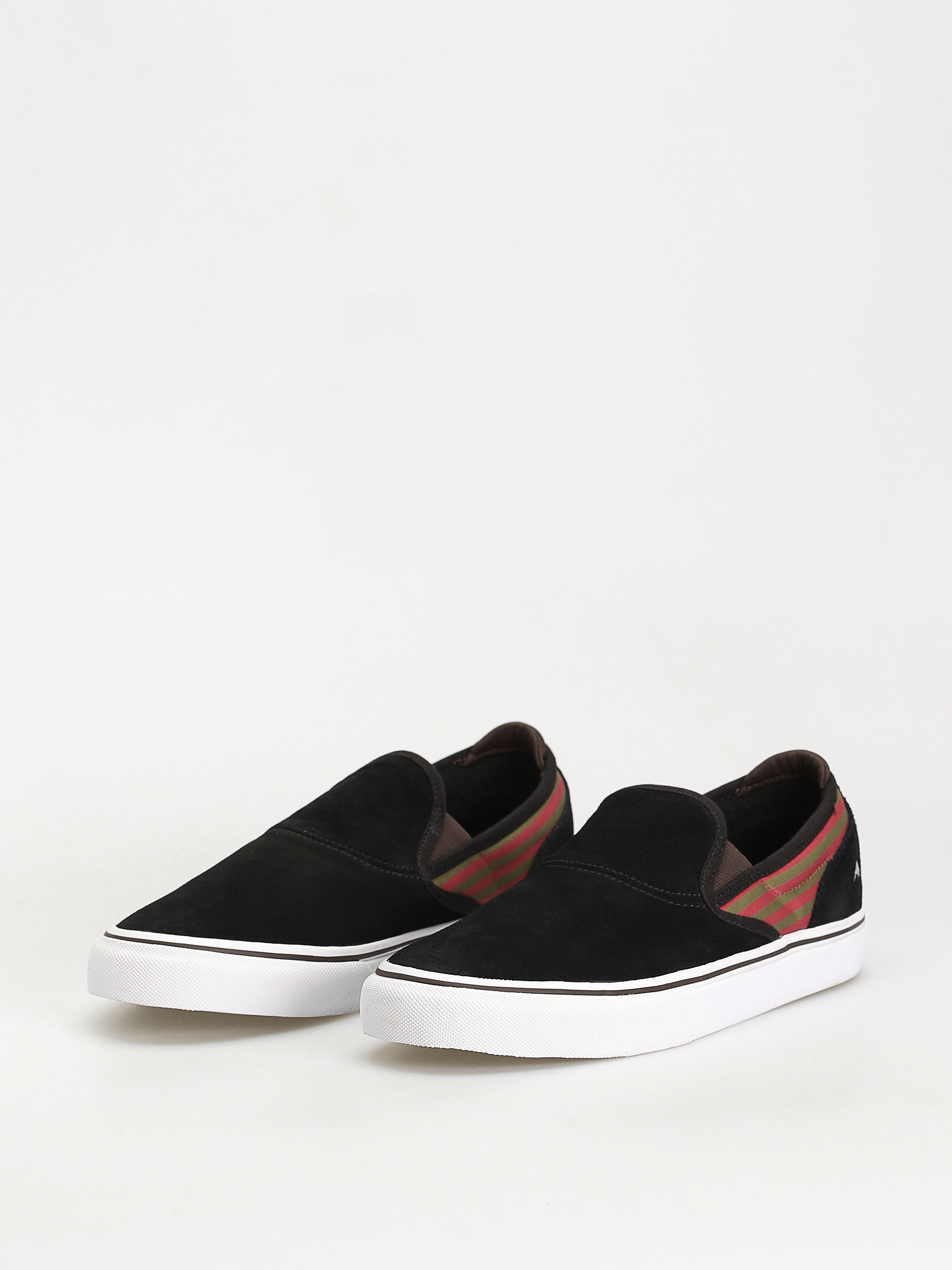 Emerica Wino G6 Slip On Shoes (black/olive/red)