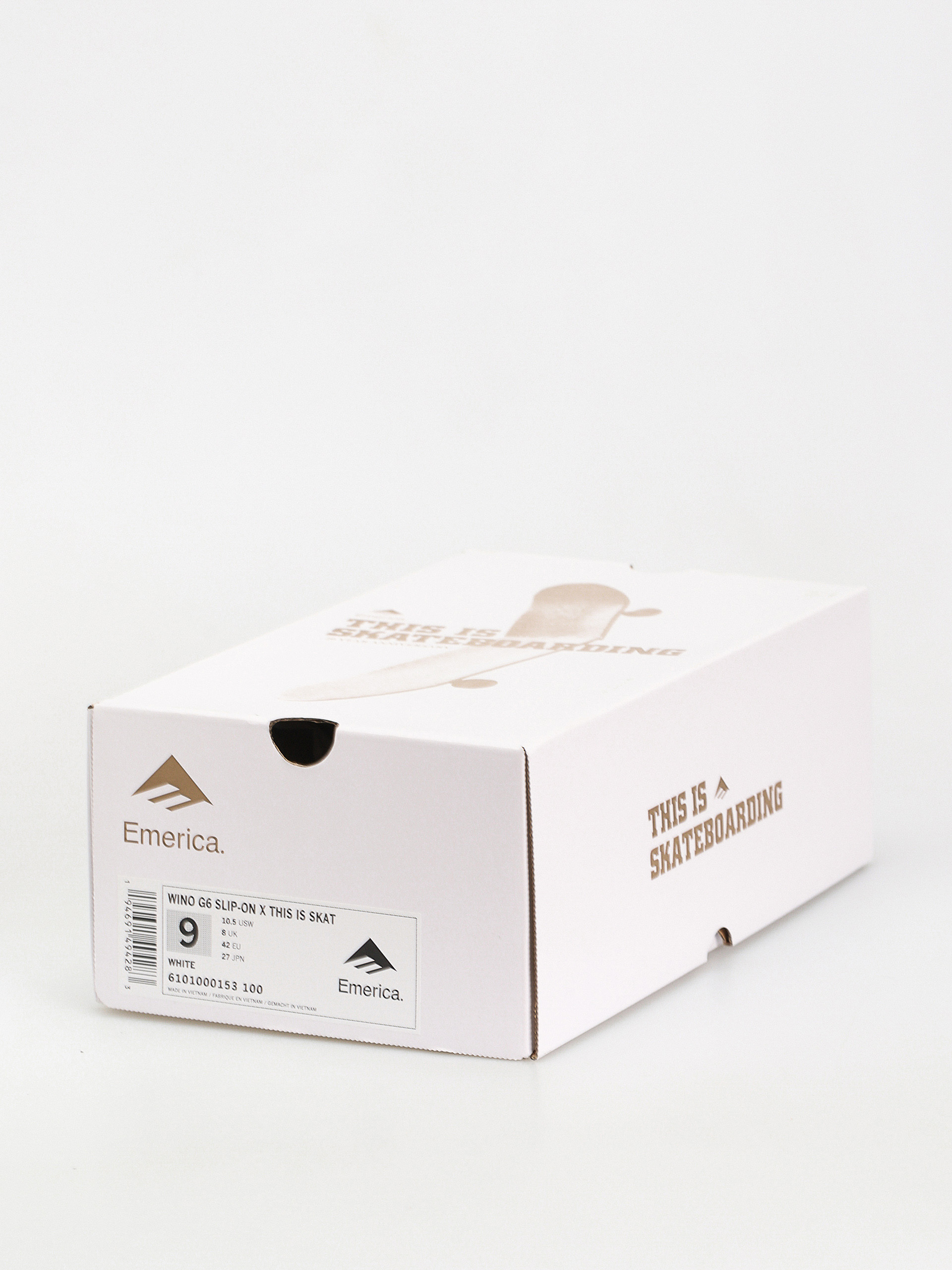 Emerica Wino G6 Slip On X This Is Skat Shoes (white)