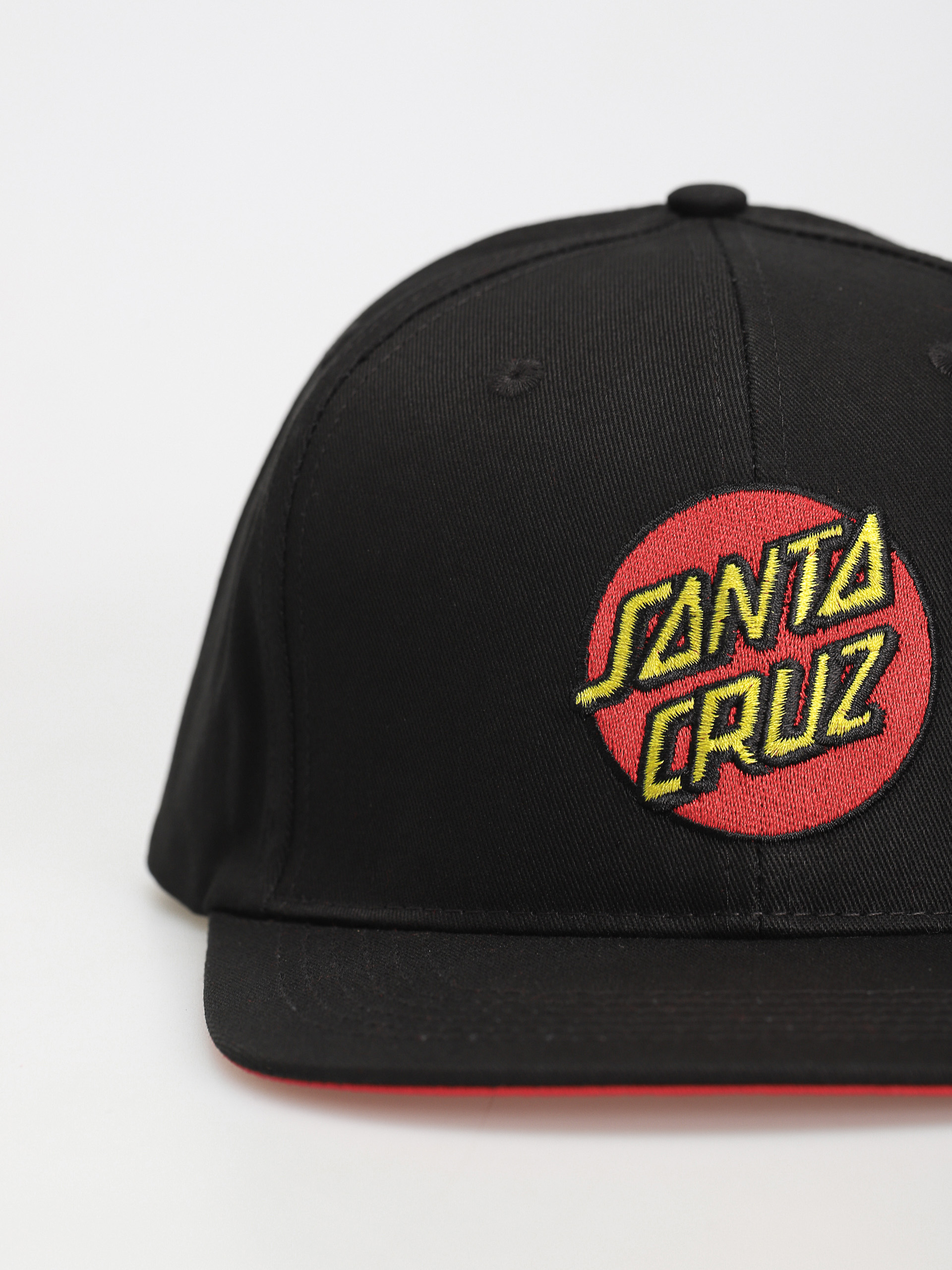 Santa Cruz Classic Dot Snapback Cap - black (black)