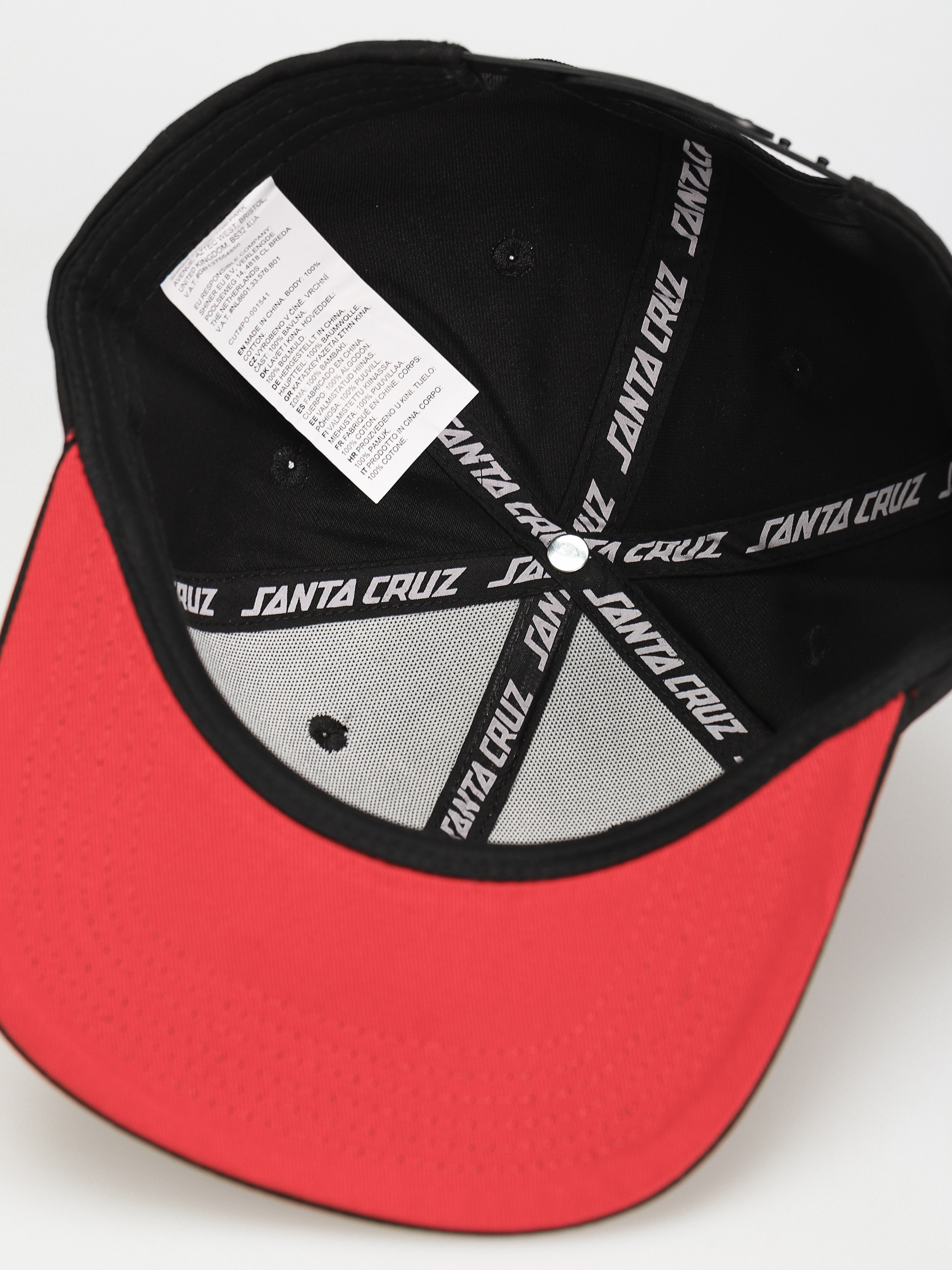 Santa Cruz Classic Dot Snapback Cap (black)