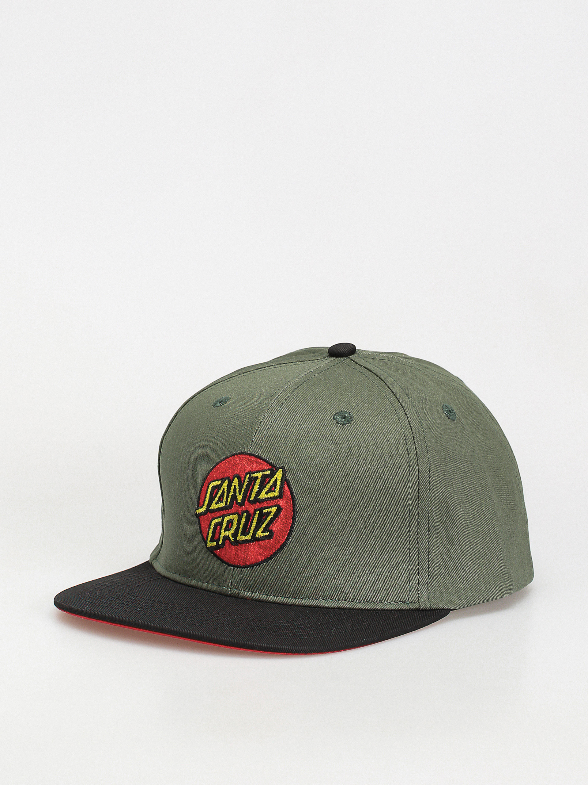 Santa Cruz Classic Dot Snapback Cap (sage/black)