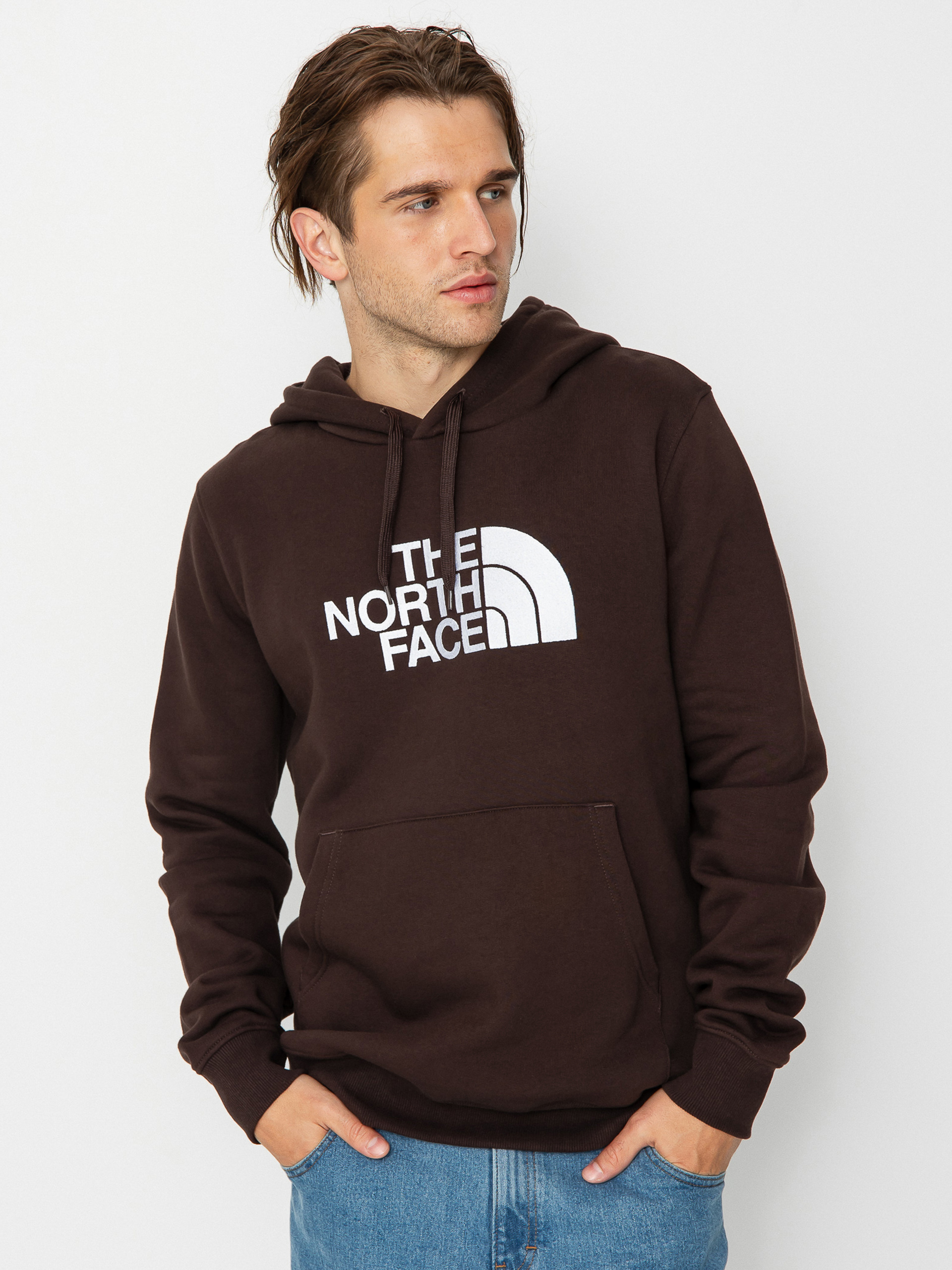 The North Face Drew Peak HD Hoodie black (coal brown)