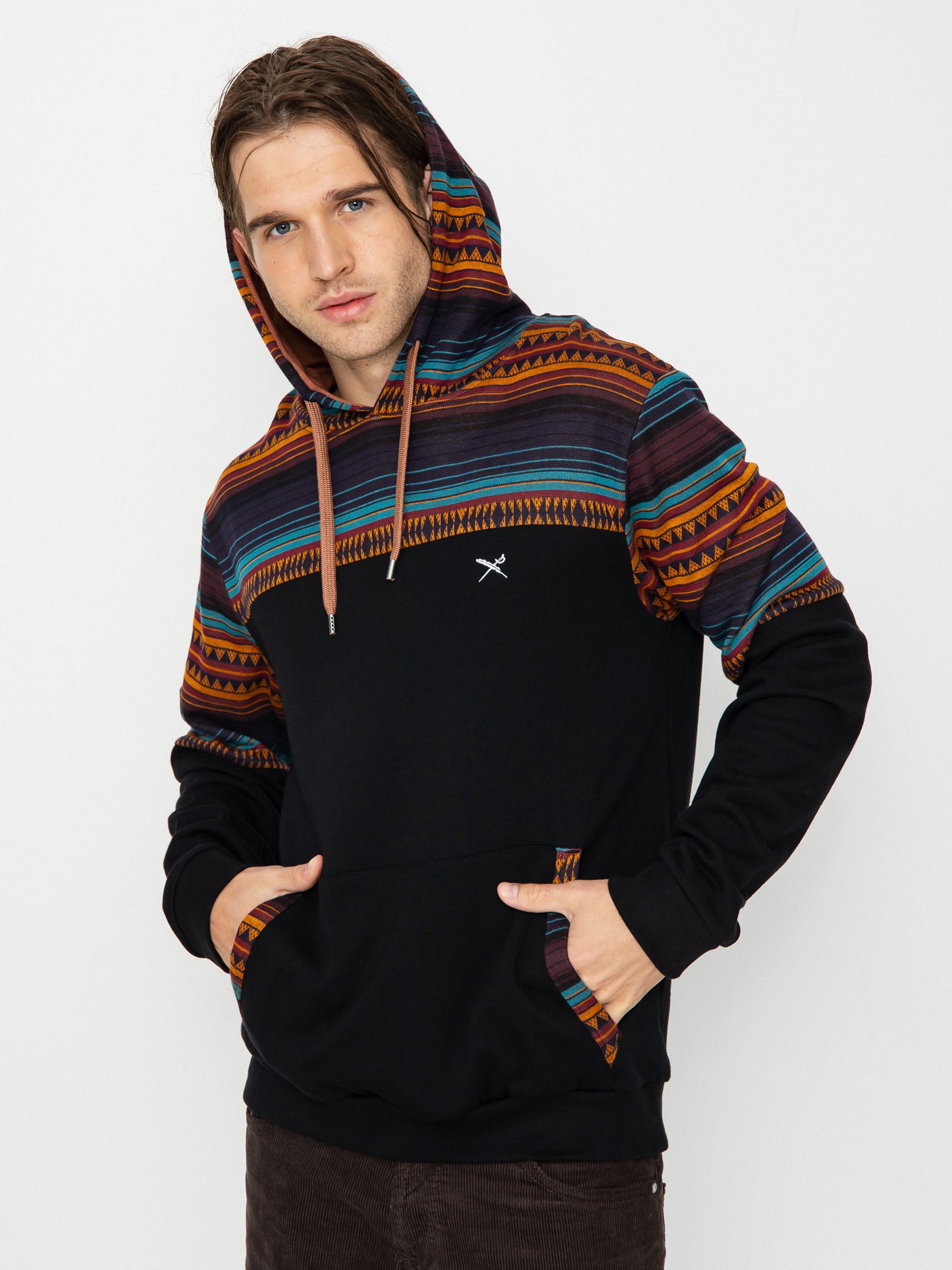 Iriedaily Vintachi Block HD Hoodie black (black)