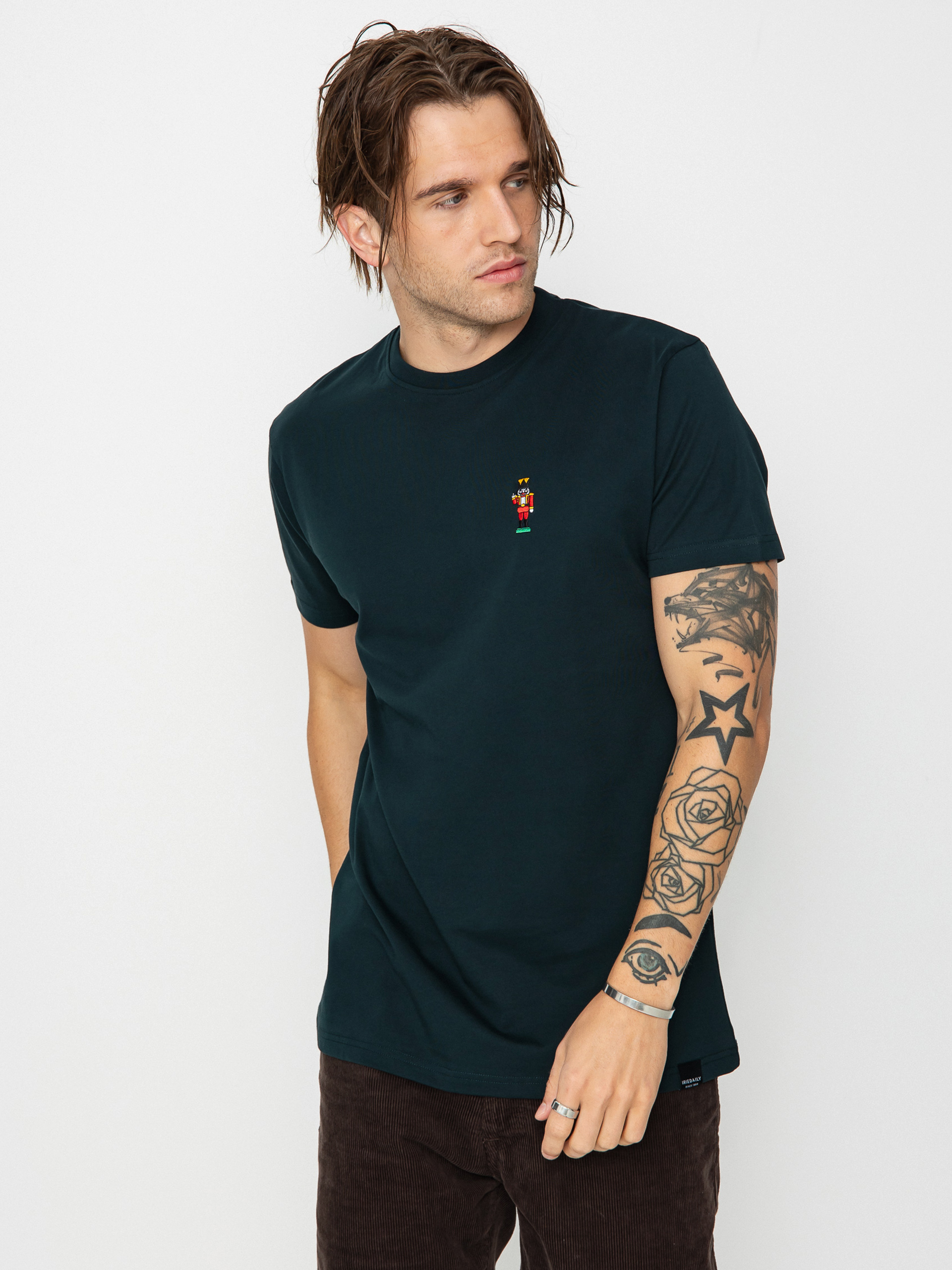 Iriedaily Nutcrax Emb T-Shirt (night forest)