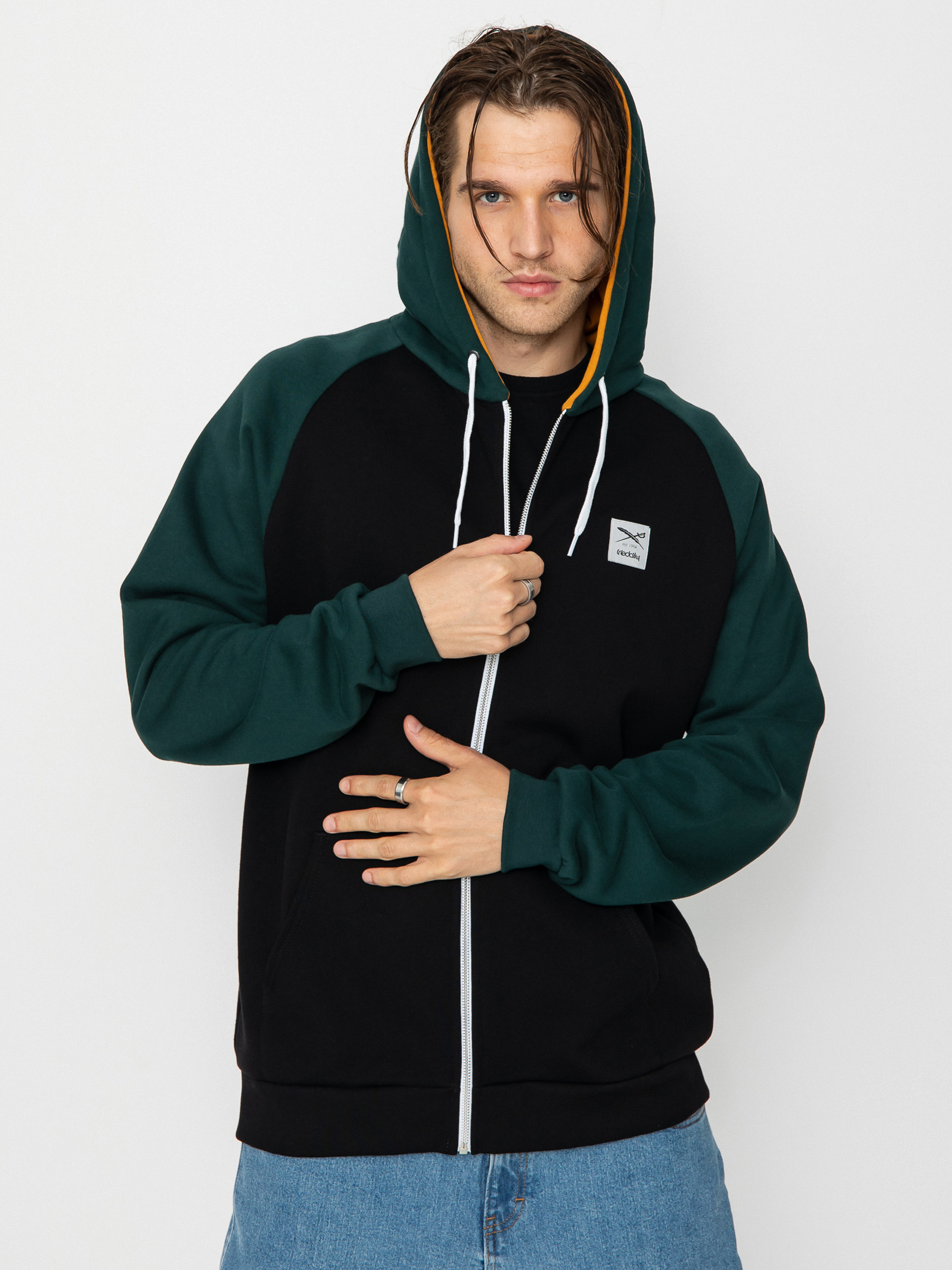 Iriedaily De College 2 ZHD Hoodie (night forest)