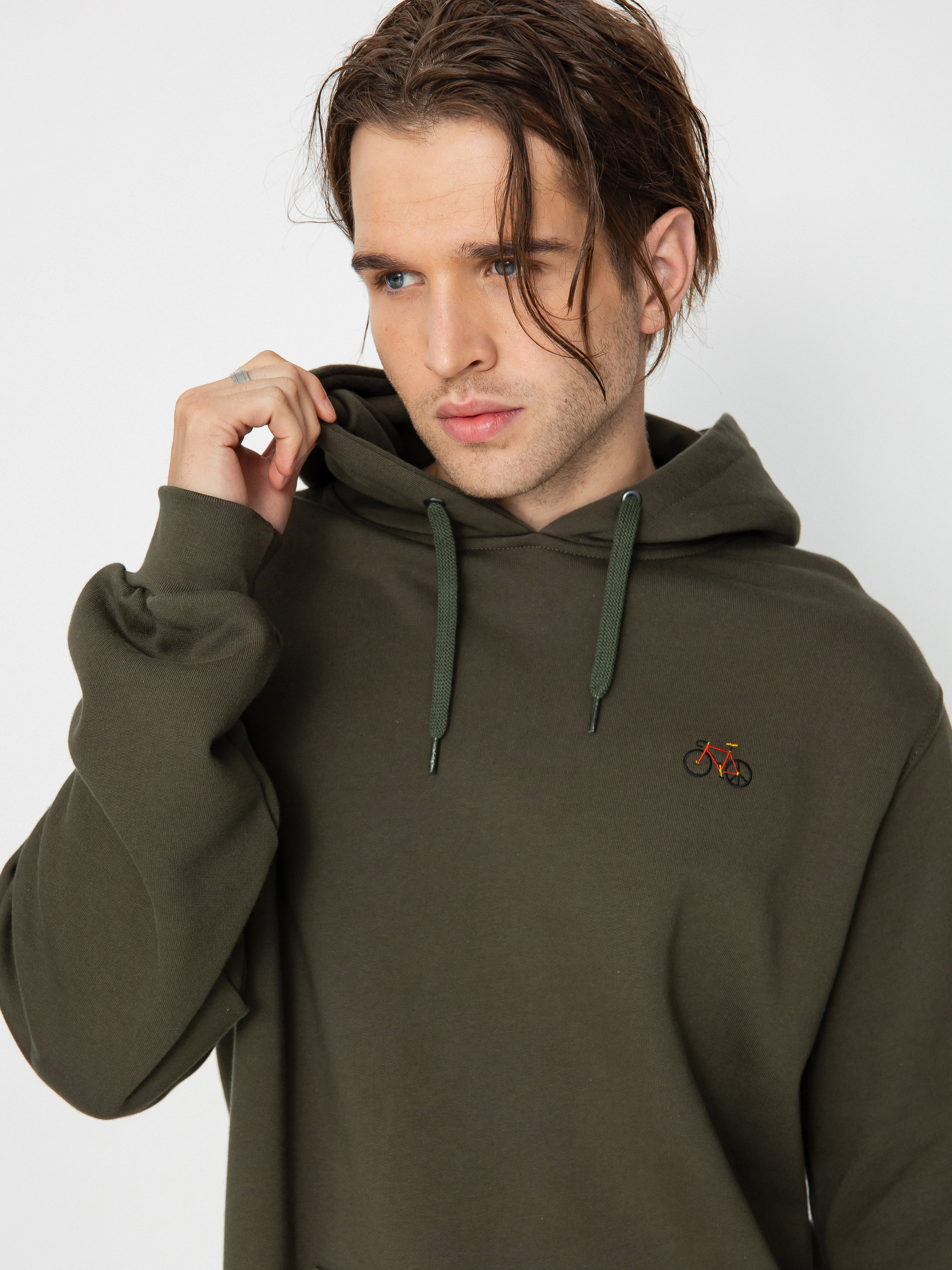 Iriedaily Peaceride HD Hoodie (d olive)