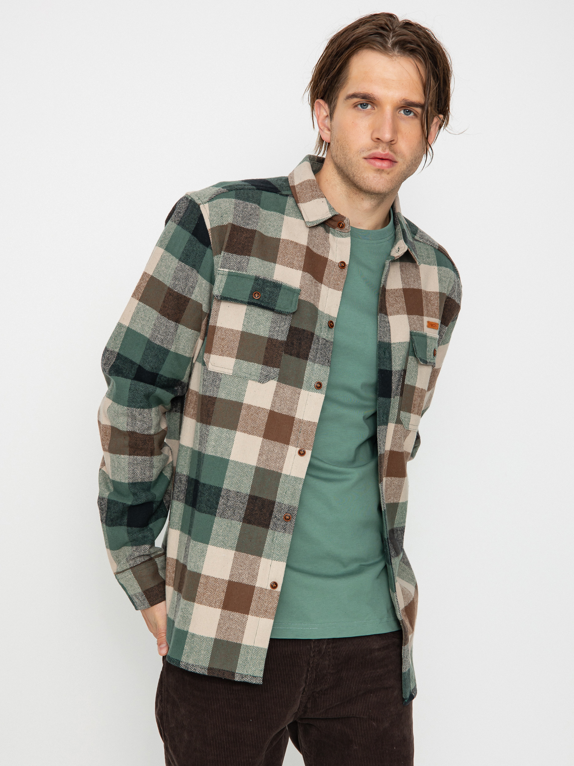Iriedaily Lumber Fella Shirt (jungle green)