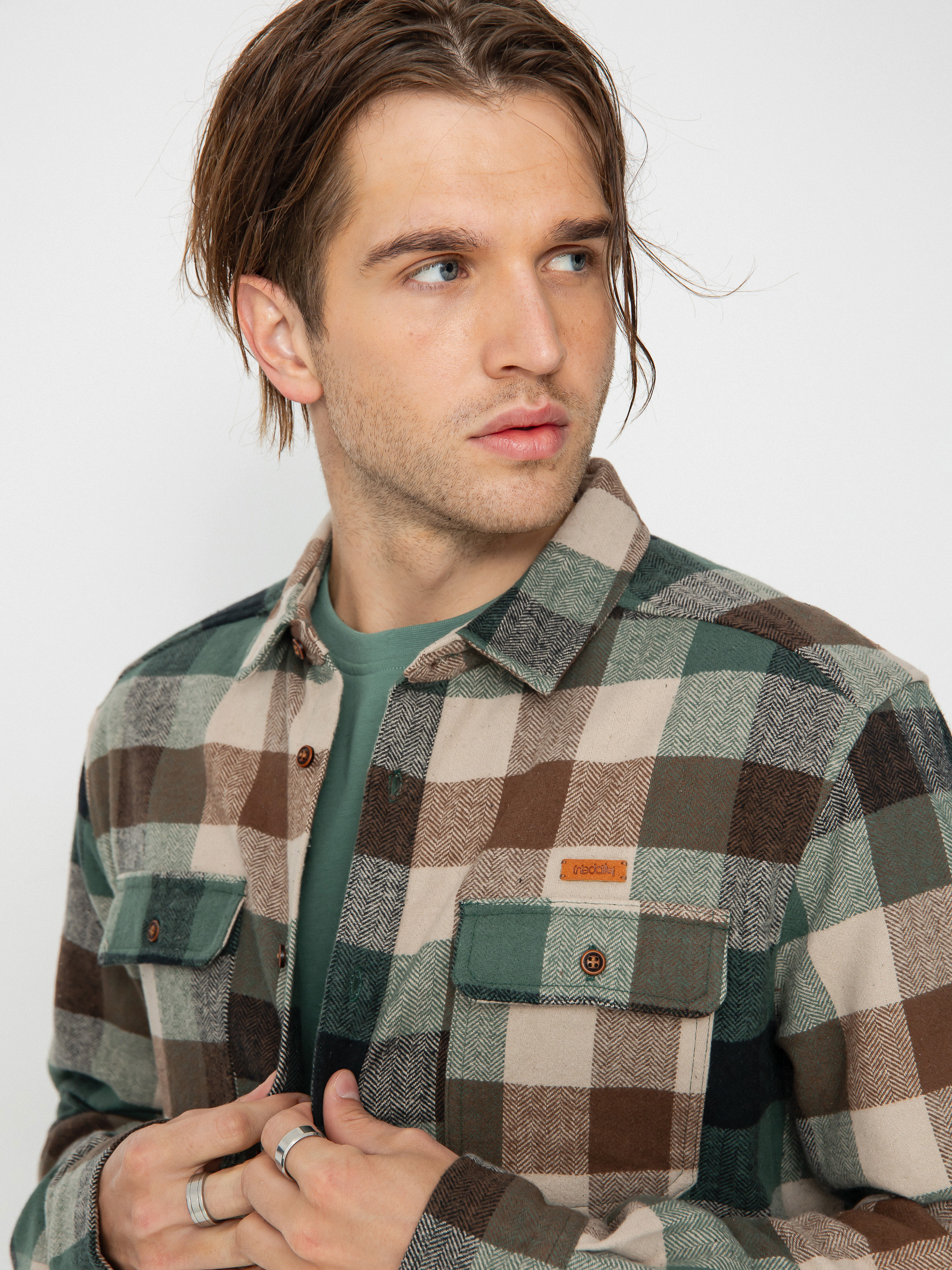 Iriedaily Lumber Fella Hemd (jungle green)