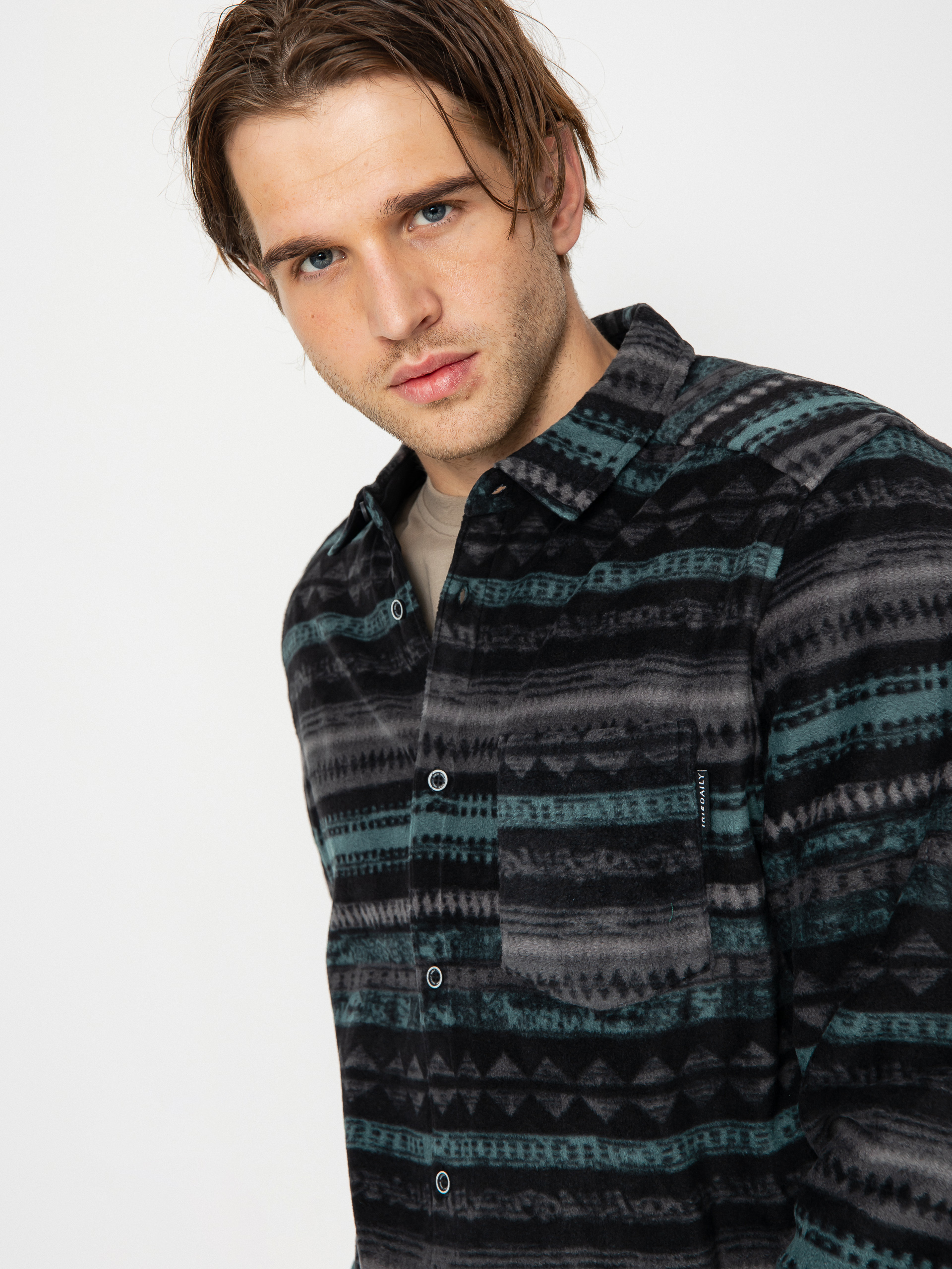 Iriedaily Scopian Hemd (black-anthra)