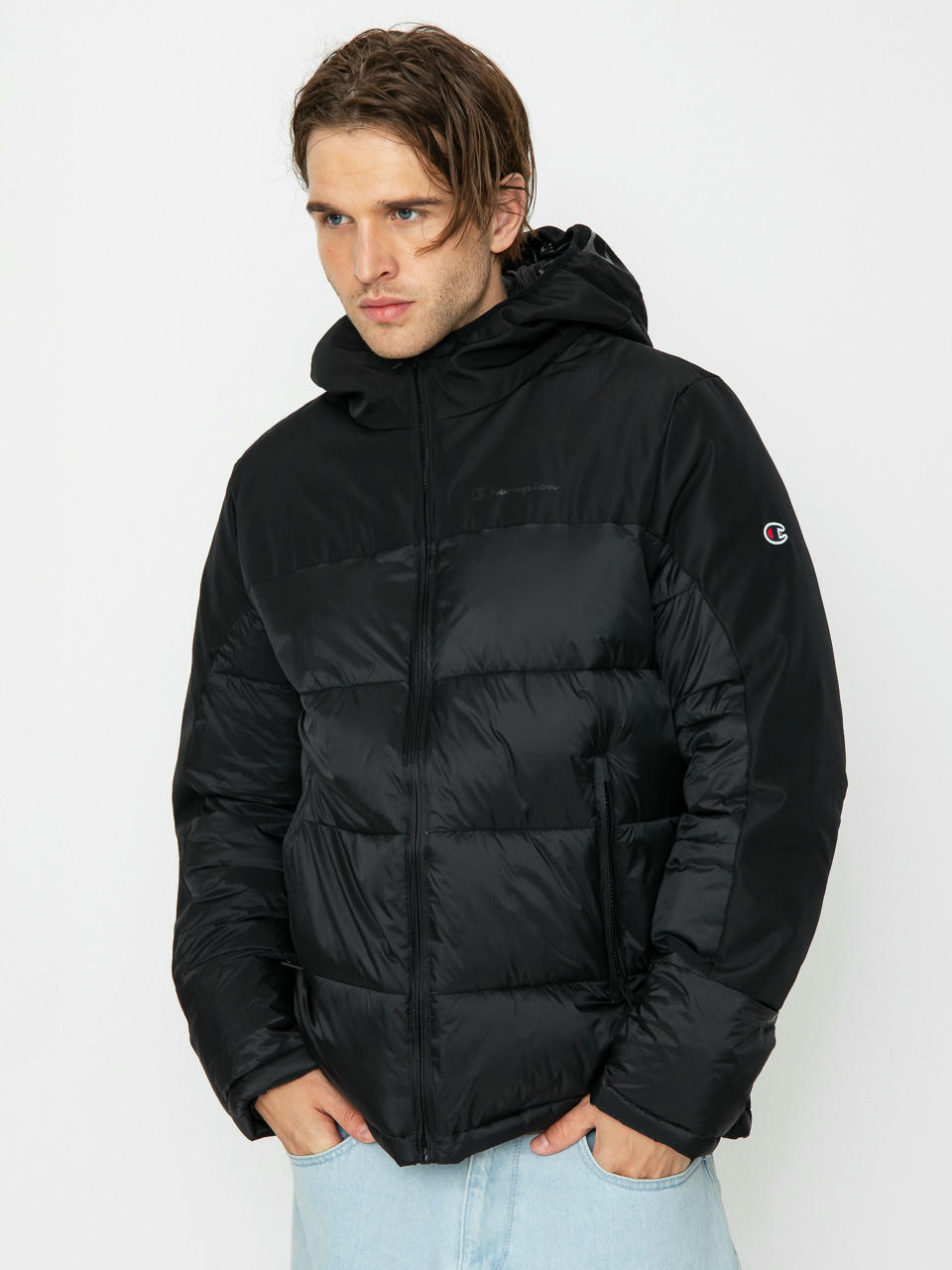 Champion Legacy Hooded Jacket 219190 Jacke (nbk/nbk)