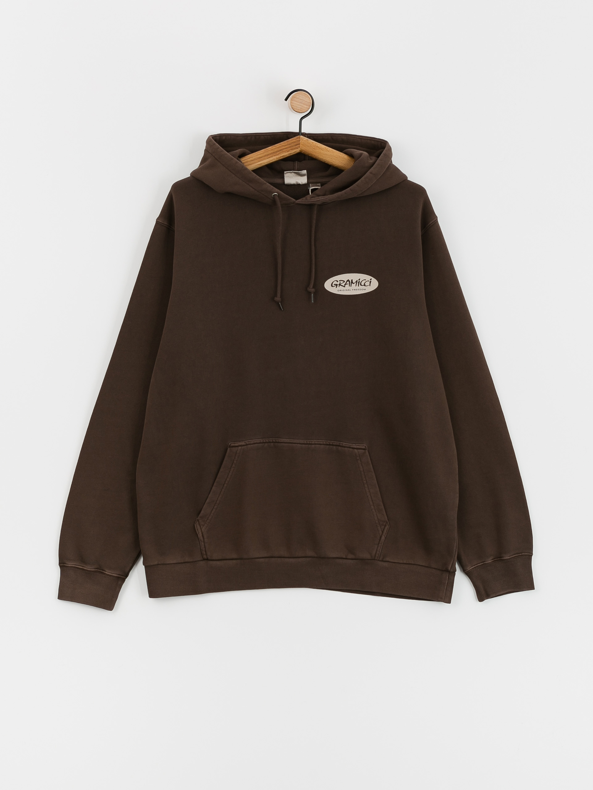Gramicci Original Freedom Oval HD Hoodie (brown pigment)