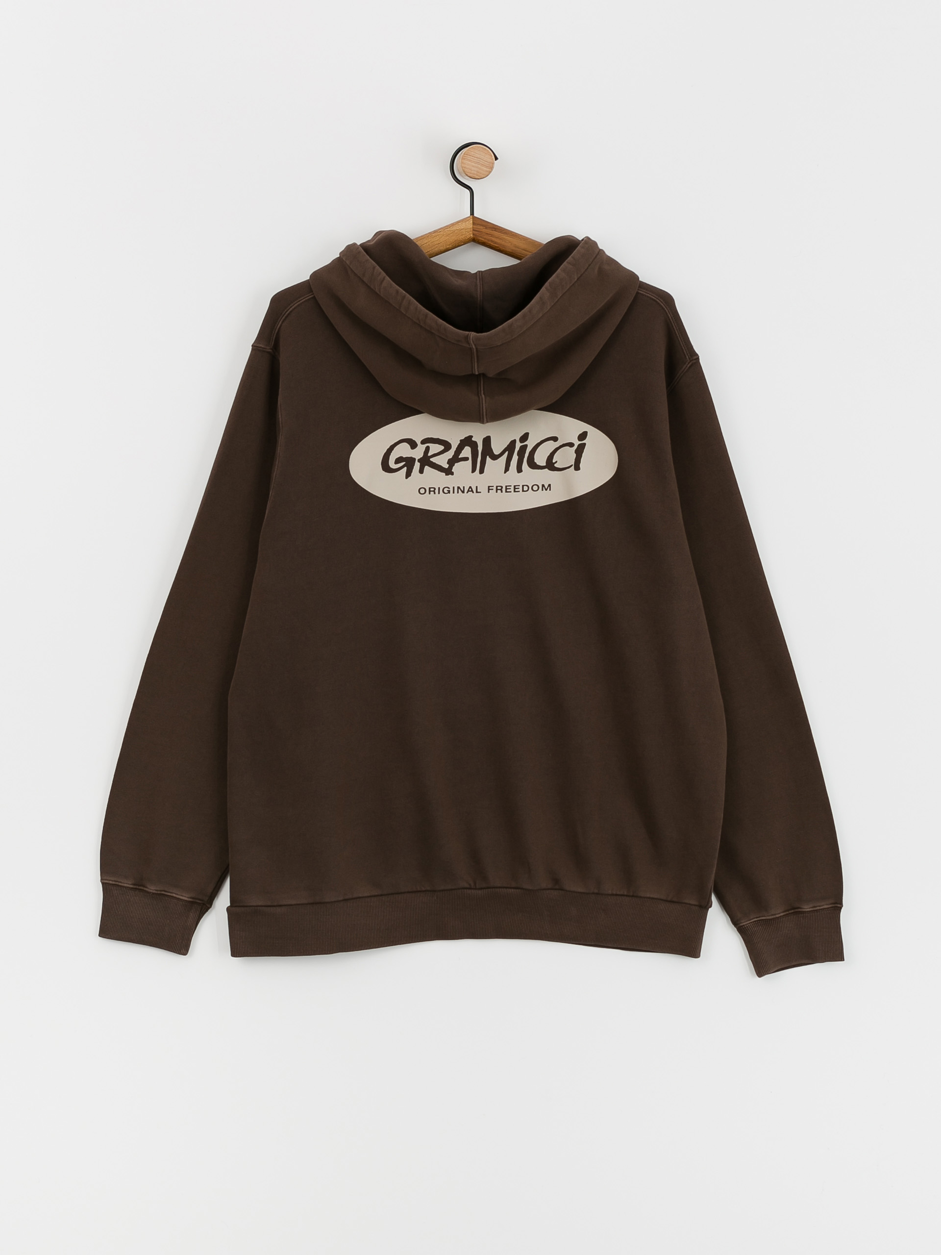Gramicci Original Freedom Oval HD Hoodie (brown pigment)