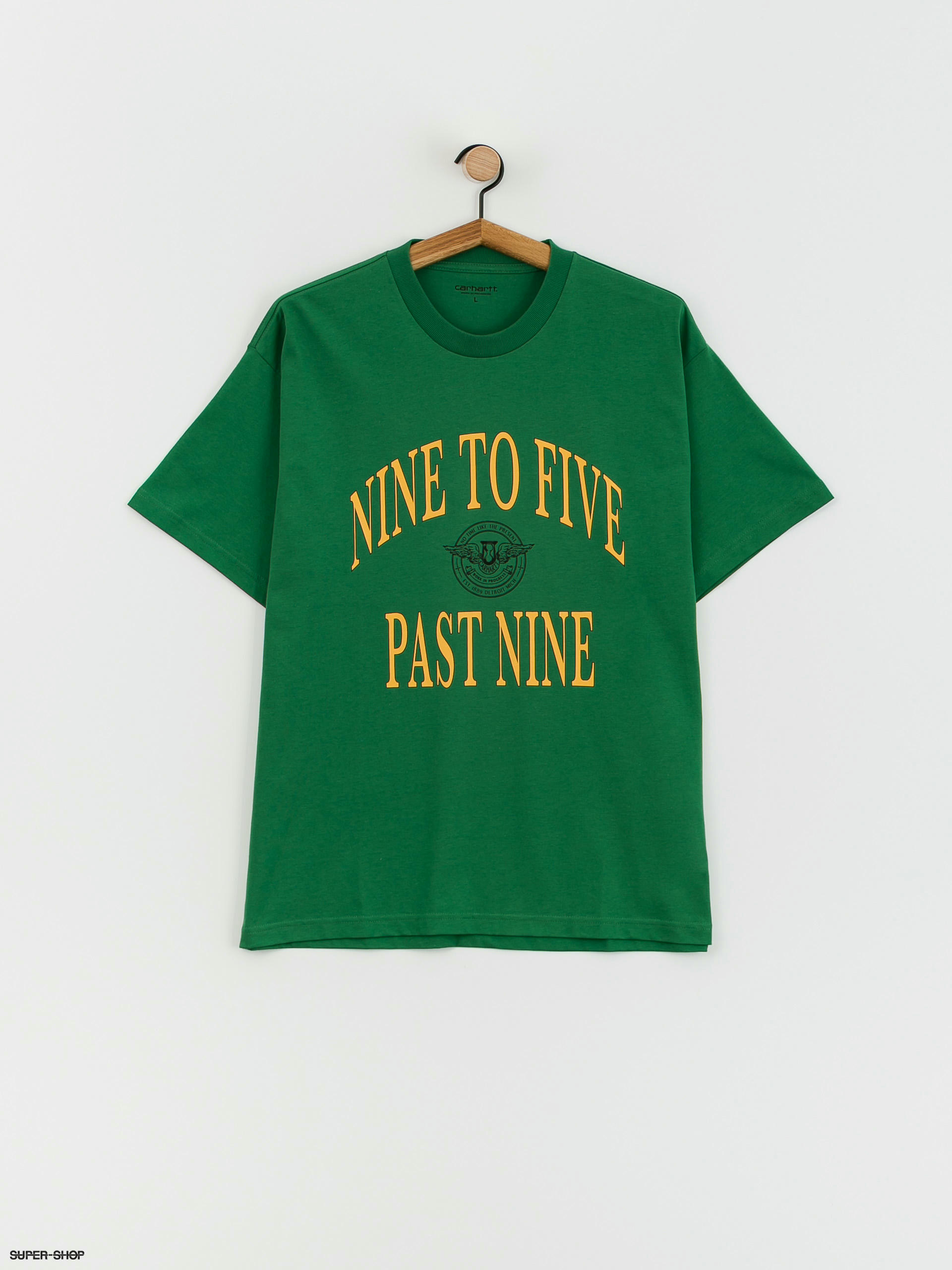 Carhartt WIP Nine To Five Past Nine T-shirt (aspen green)