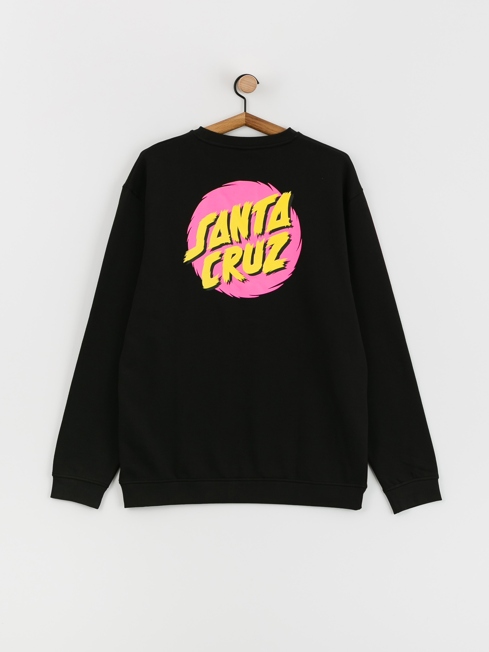 Santa Cruz Style Dot Sweatshirt (black)