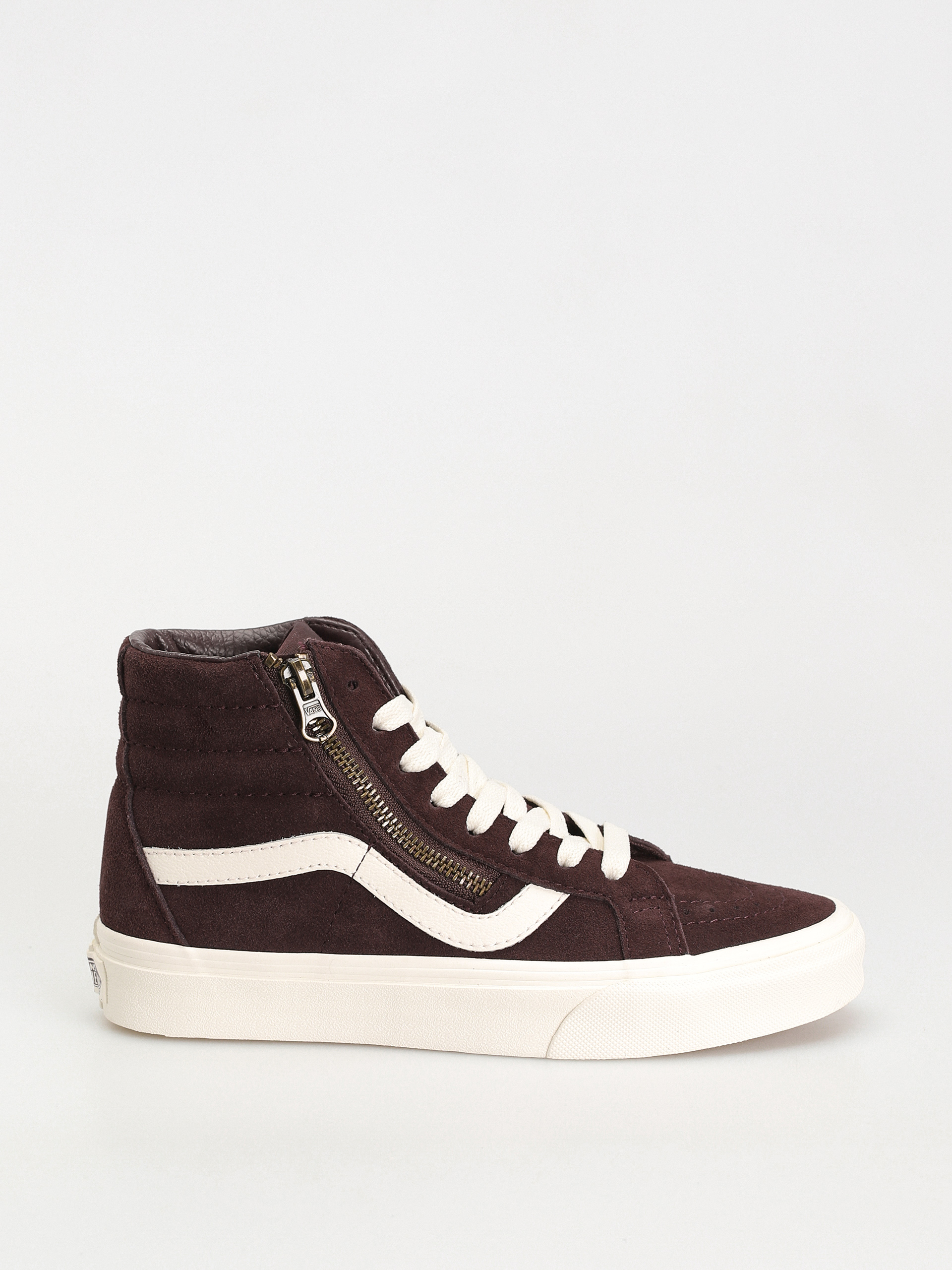 Vans Sk8 Hi Reissue Side Zip Schuhe Braun (cozy hug dark brown)