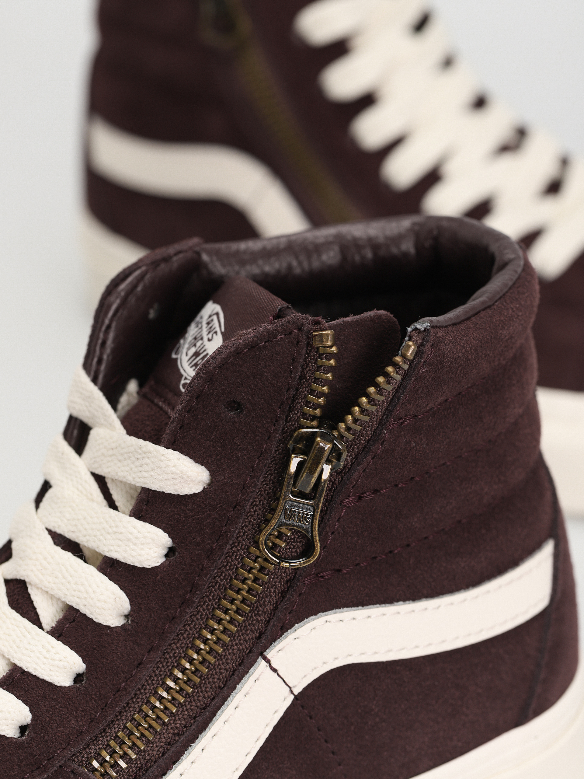 Vans Sk8 Hi Reissue Side Zip Schuhe (cozy hug dark brown)