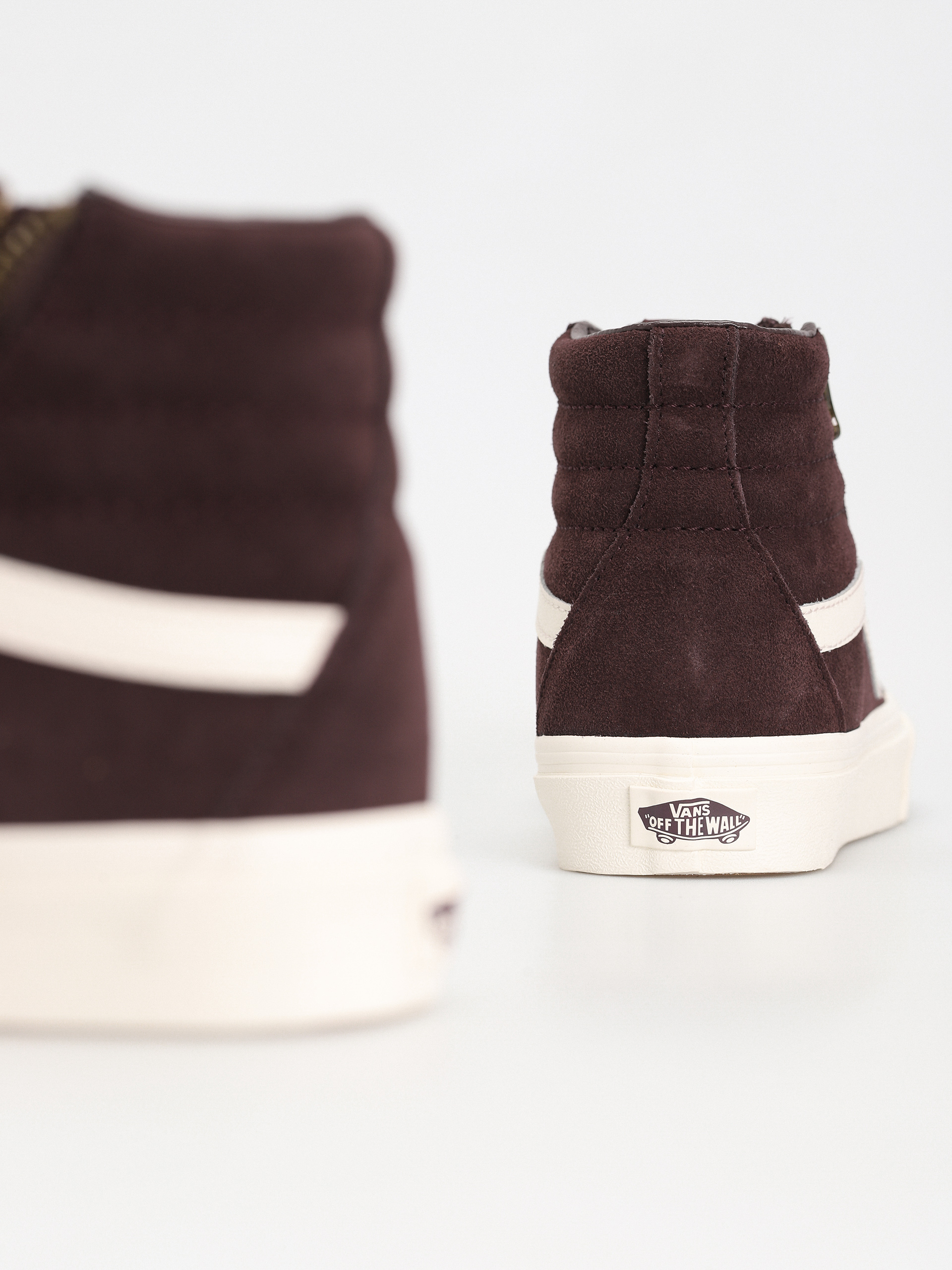 Vans Sk8 Hi Reissue Side Zip Schuhe (cozy hug dark brown)