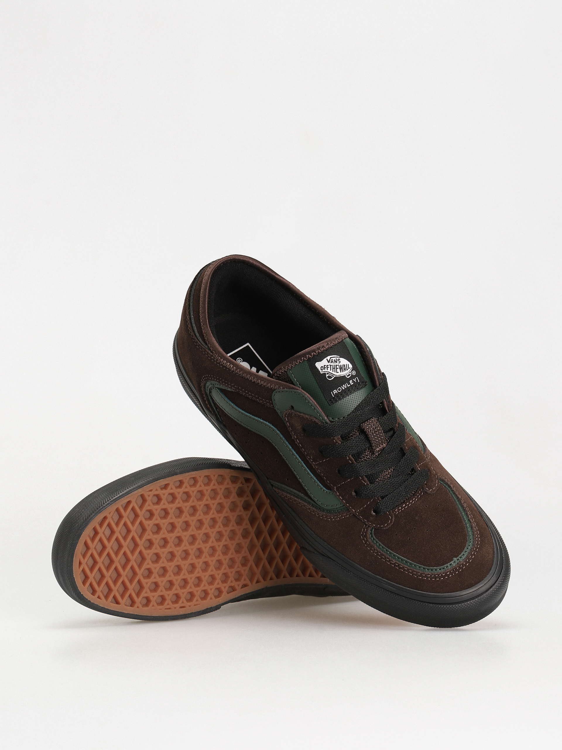Vans Rowley Classic Shoes (brown/green)