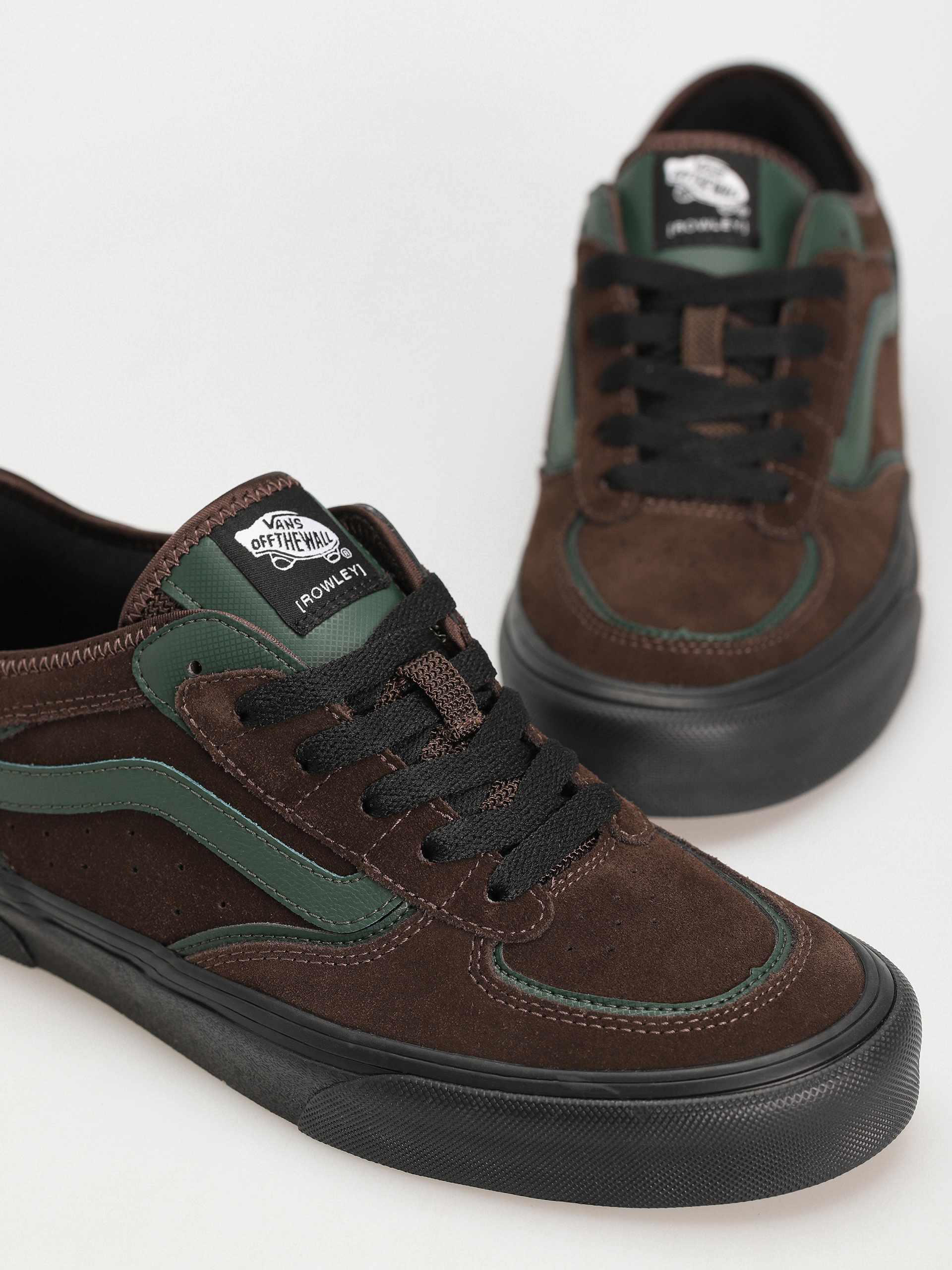 Vans Rowley Classic Shoes (brown/green)